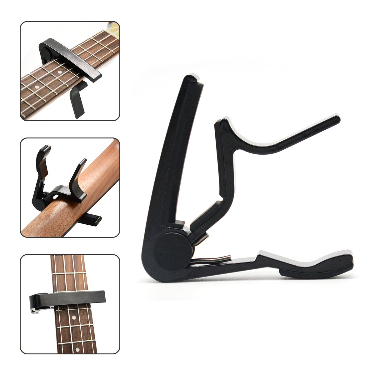 Individual String Capo 6-String Acoustic & Electric Guitar Capo- Single Handed Capo (Ma-12-F ...
