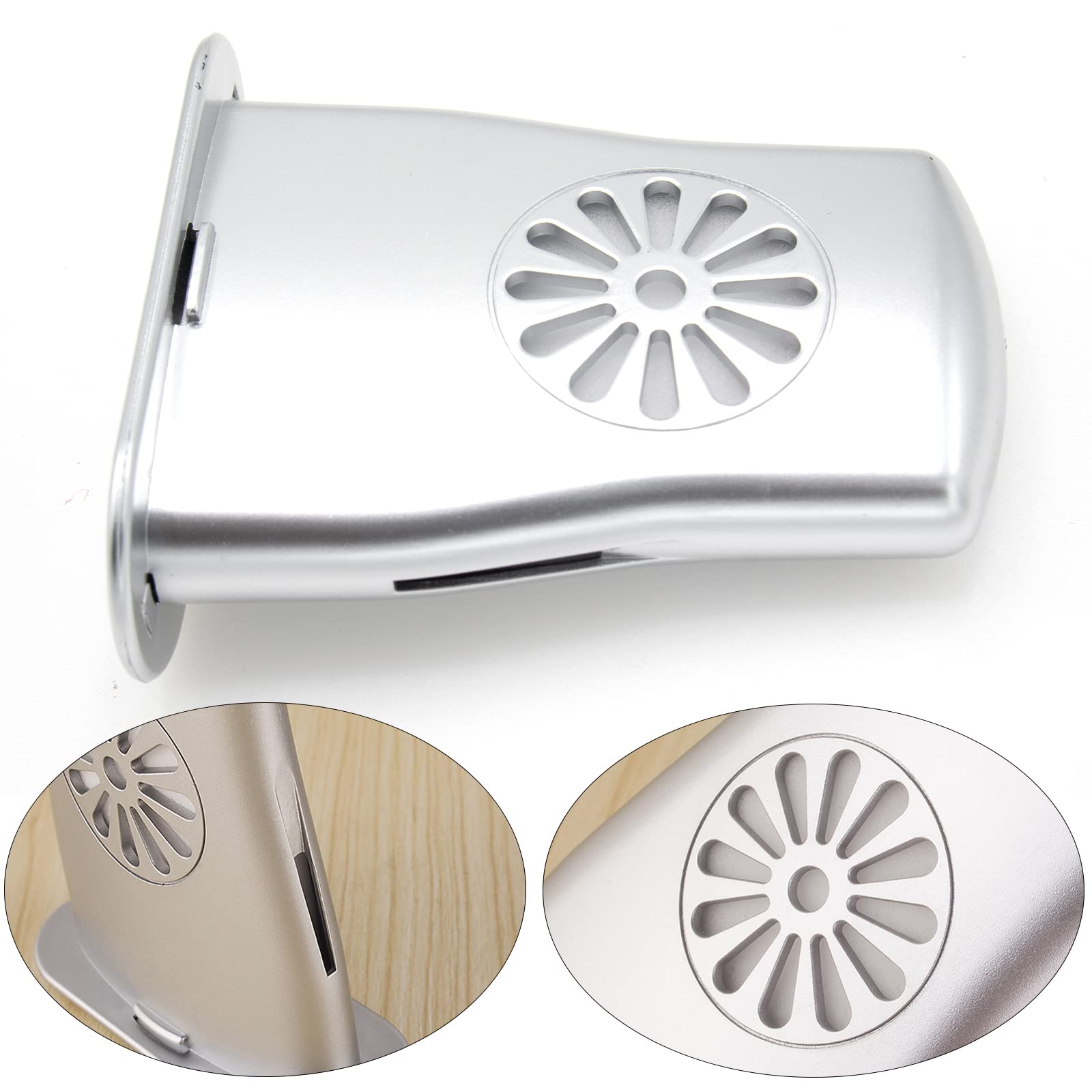 Cheerock 4Pcs Silver Guitar Soundhole Humidifier Silent Running Guitar Maintenance Tool for Acoustic Guitar