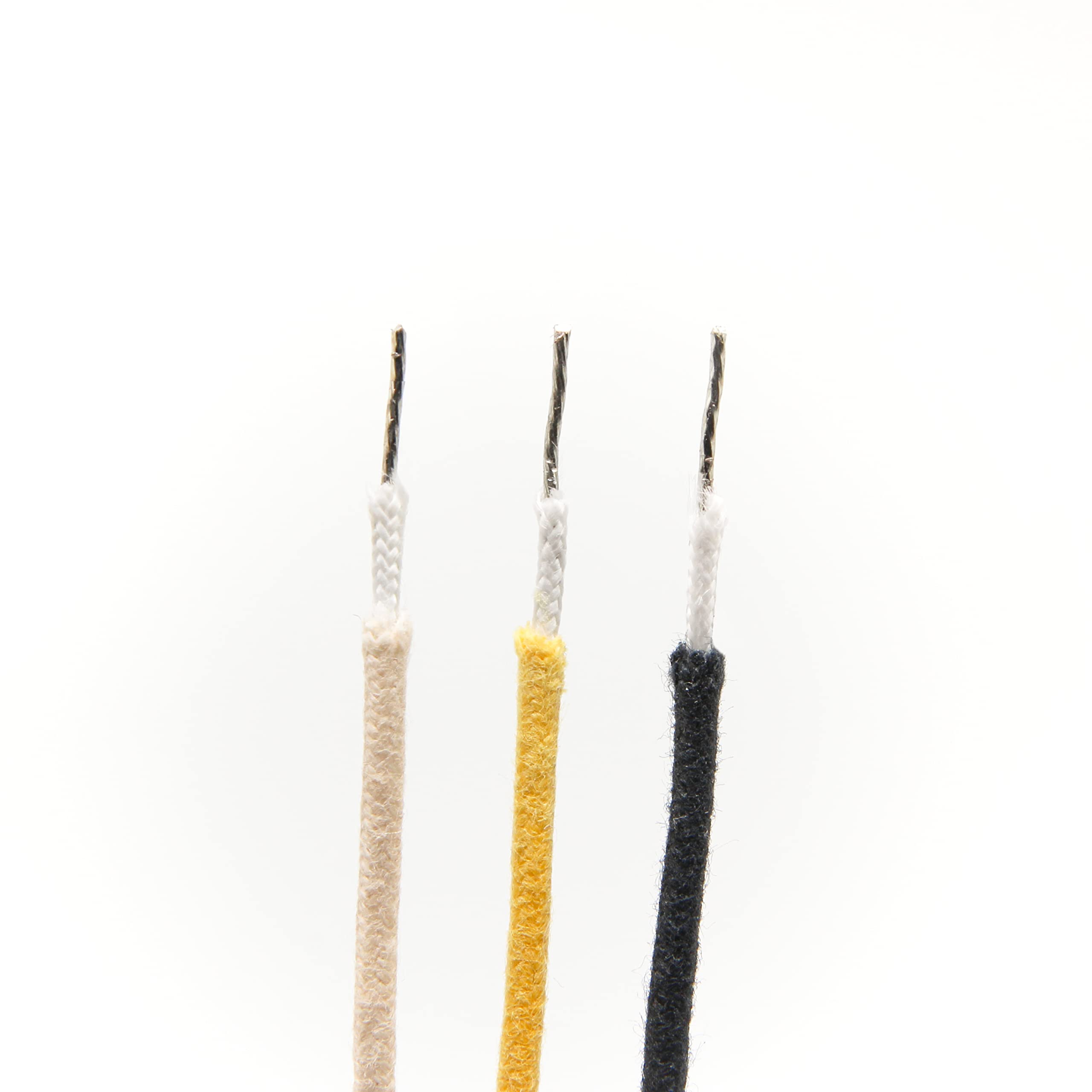 The Art Of Tone Guitar Wire, Hookup Wire, Gavitt Cloth Wire, 22awg Stranded Copper Wire, 6 feet of Each Color Black/White Pushba