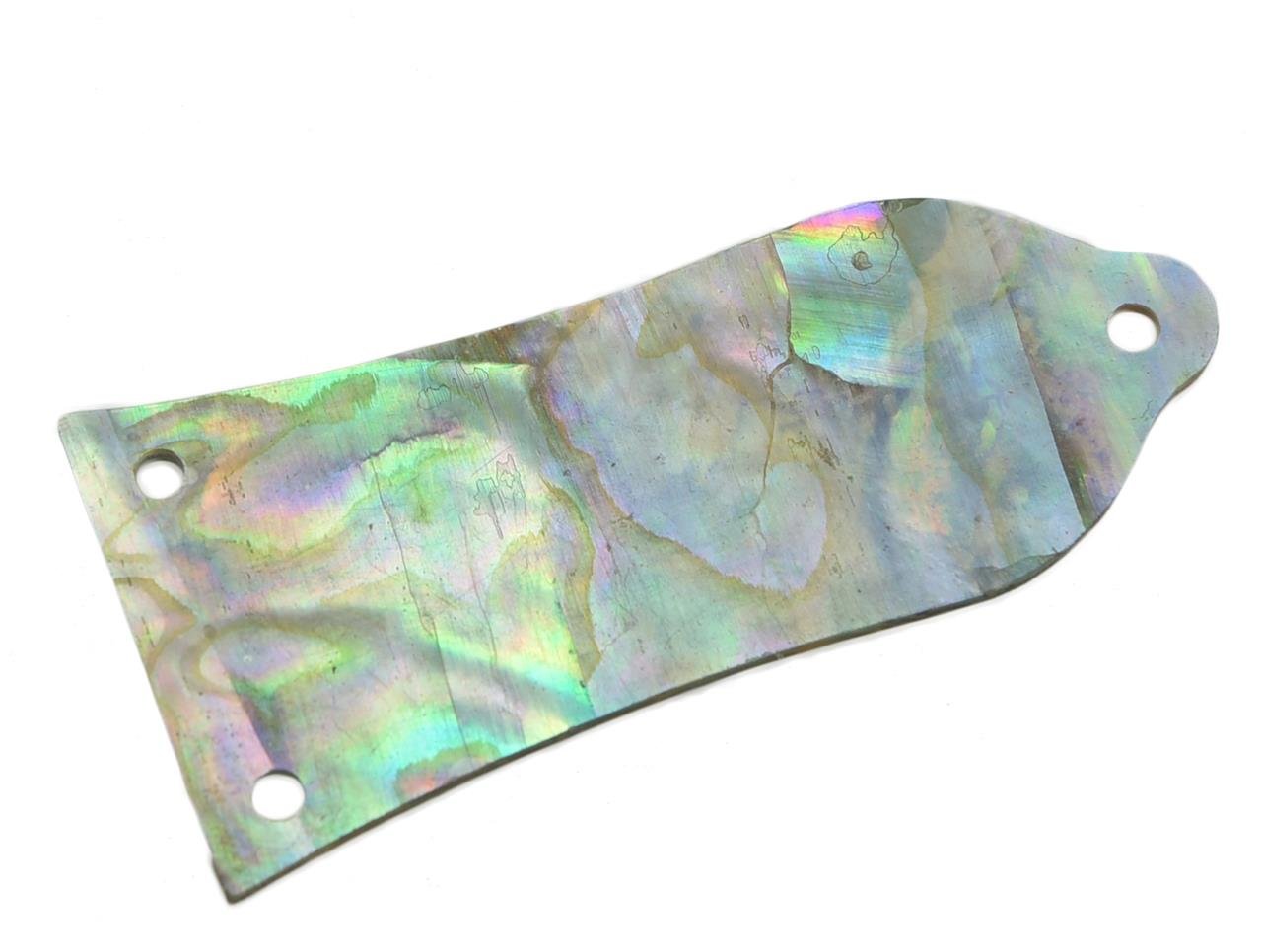 KAISH Pure Custom Made Natural Abalone Shell Guitar Truss Rod Cover with 3 Holes for Epiphone LP Les Paul