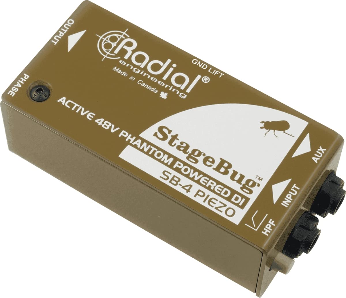 Radial Stagebug Sb-4 Piezo Active Direct Box – Emusicmart