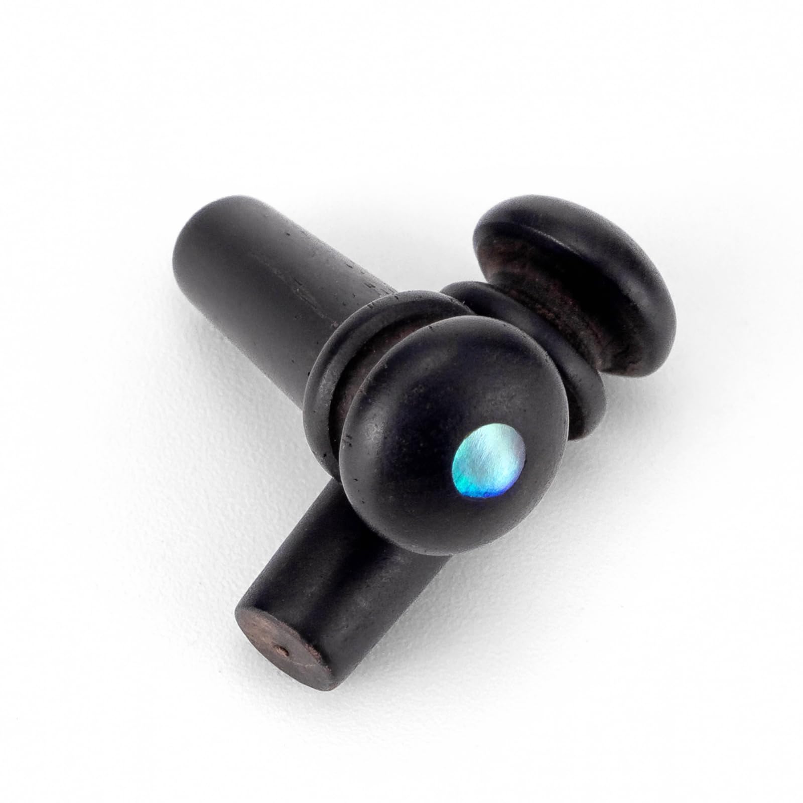 2PCS Ebony End Pins Black, Endpins for Acoustic Guitar Bridge Pins Pegs Guitar Parts Replacement