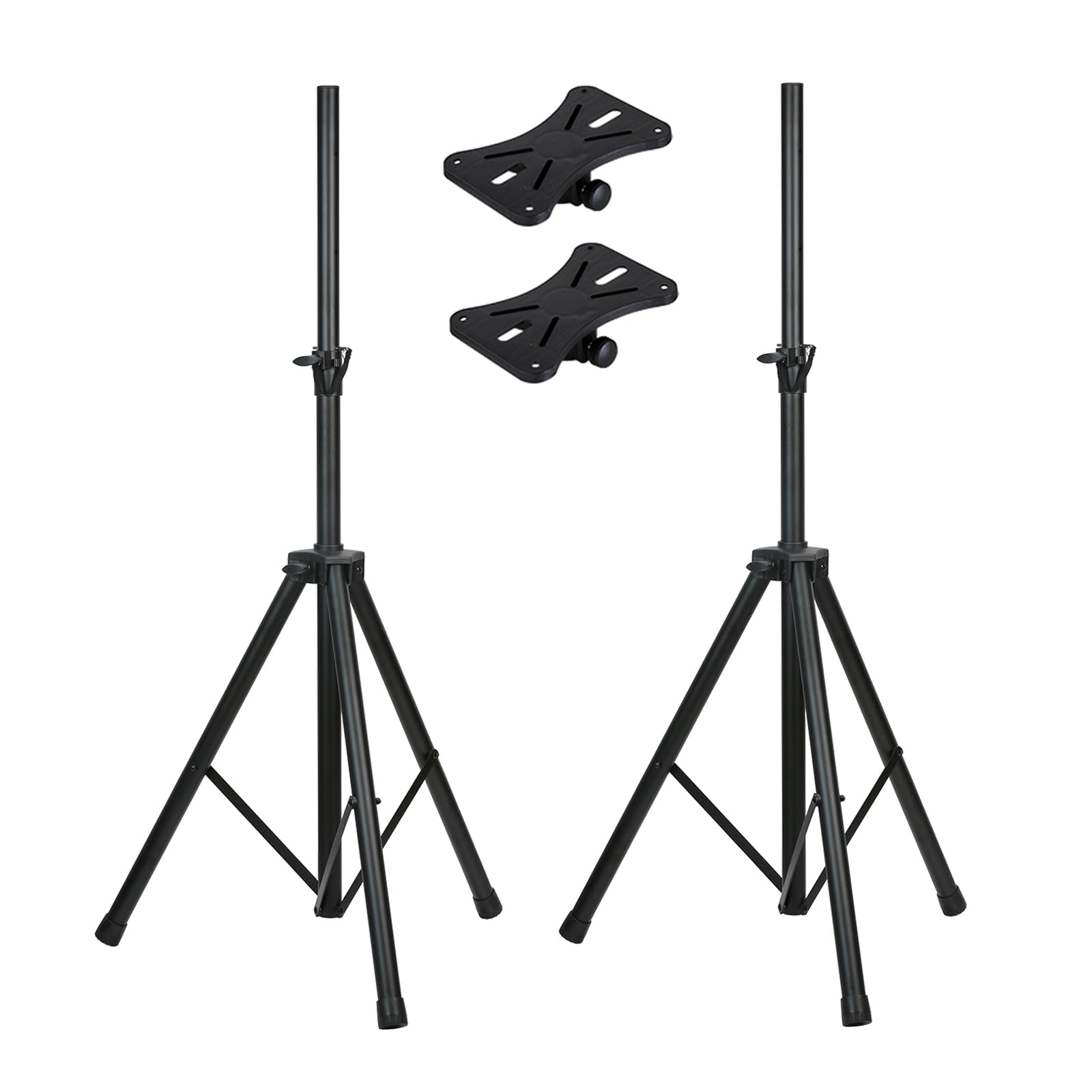 Howonder HD-200 Universal Speaker Stand,PA Speaker Stands,Speaker Tripod Stand, Adjustable Height from 44 to 72 Inches,Hold up t
