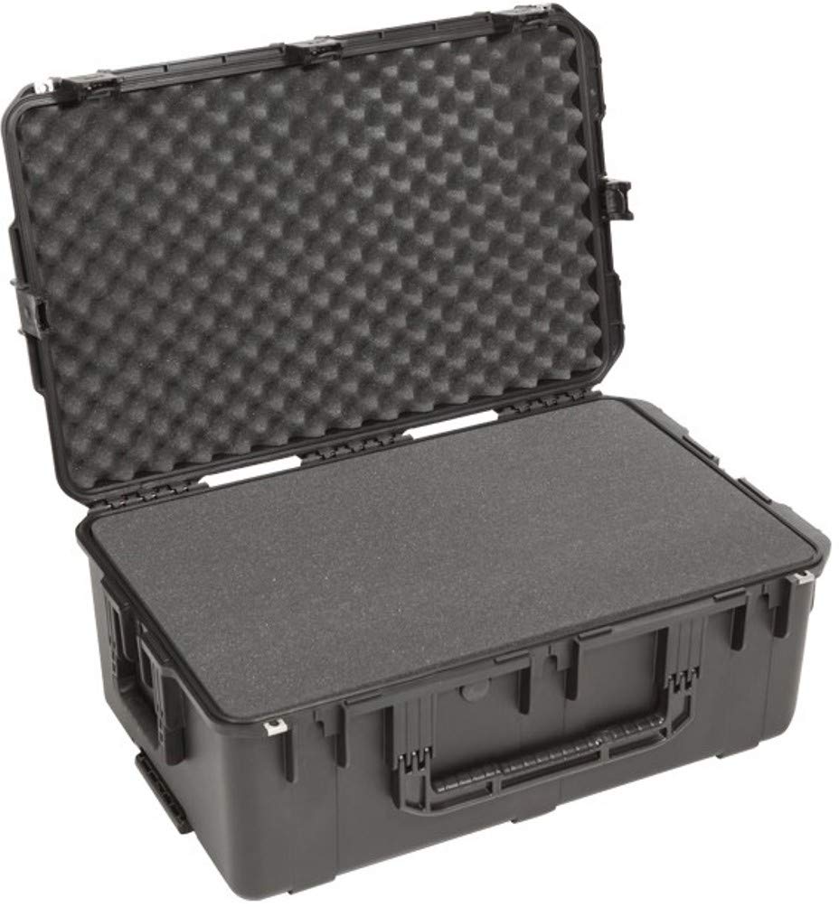 SKB Cases 3i-2918-10BC iSeries 2918-10 Waterproof Case with Cubed Foam, Built-in Pull Handle and Two 2 Wide Wheels, Resistant to