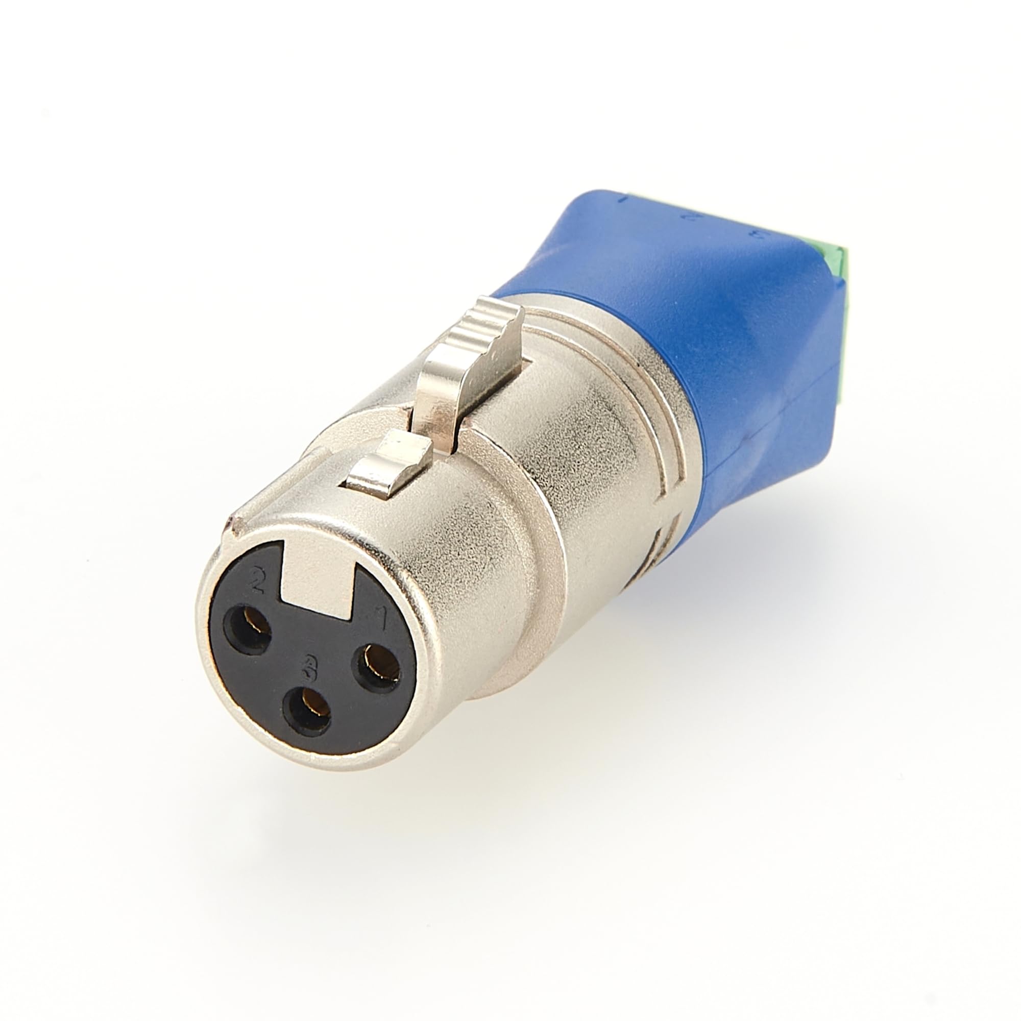 DMX512 XLR 3Pin Female to Screw Terminal Block Adapter XLR Solderless Terminal Board Converter for DMX Lighting Controller, Stag