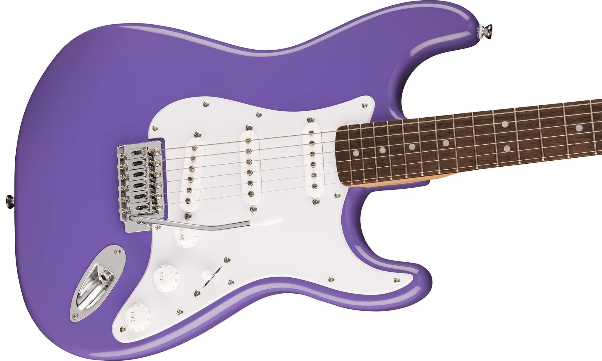 Fender Squier Sonic Stratocaster - Ultraviolet Bundle with Amp, Tuner, Strap, Cable, Picks, and Austin Bazaar Guitar DVD
