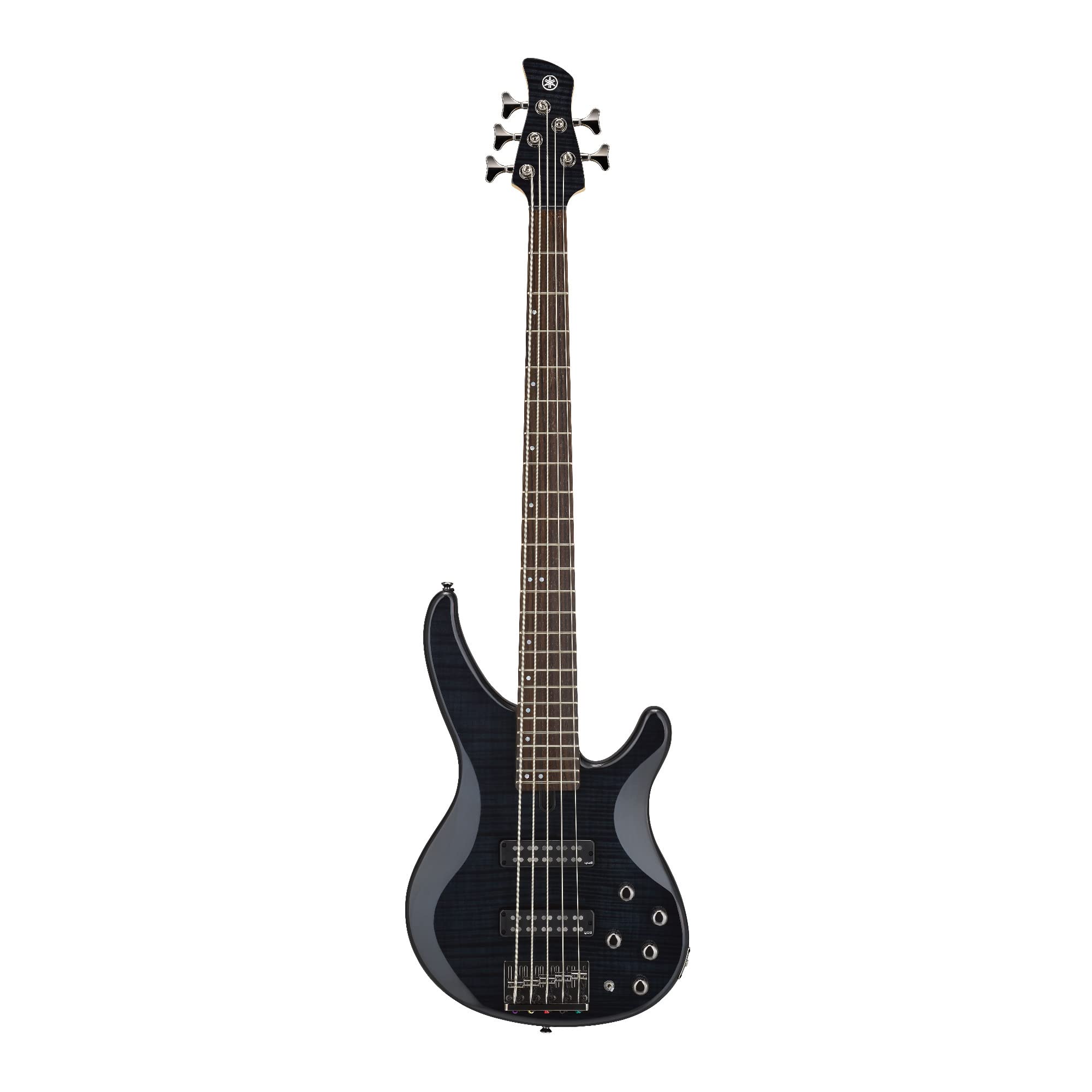 Yamaha Trbx605 5-String Flamed Maple Bass Guitar, Translucent Black