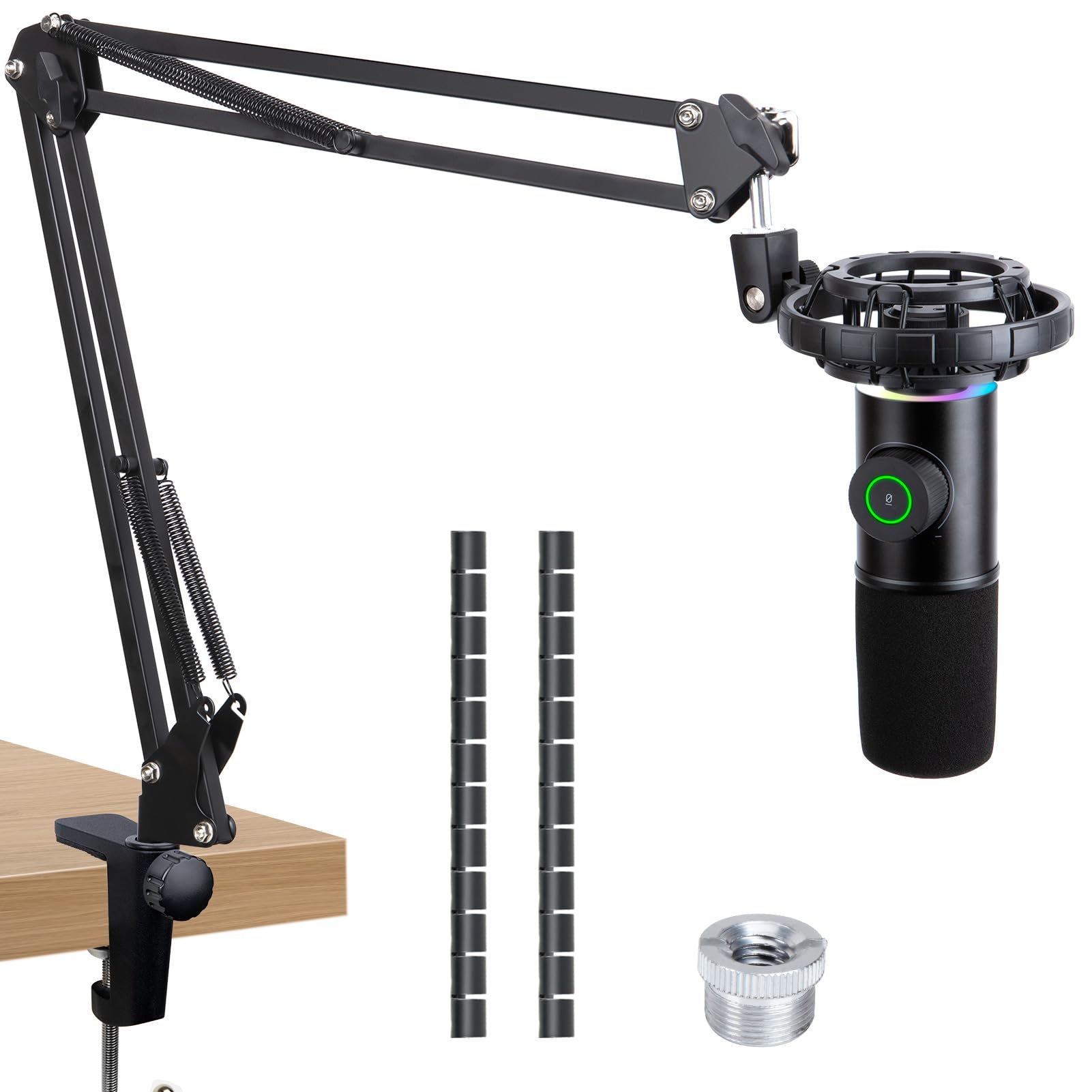 Sunmon Fifine K658 Boom Arm, Mic Stand Boom Arm Compatible With Fifine K658, Fifine Mic Boom Arm With 3/8'' To 5/8'' Screw Adapt