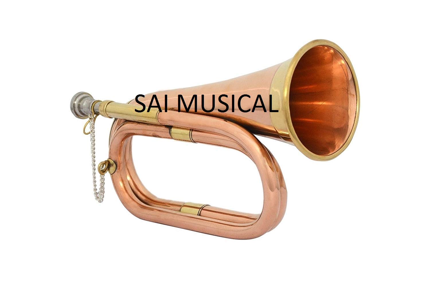 Bugle Nicely Tuned Copper - With Case Mouthpiece