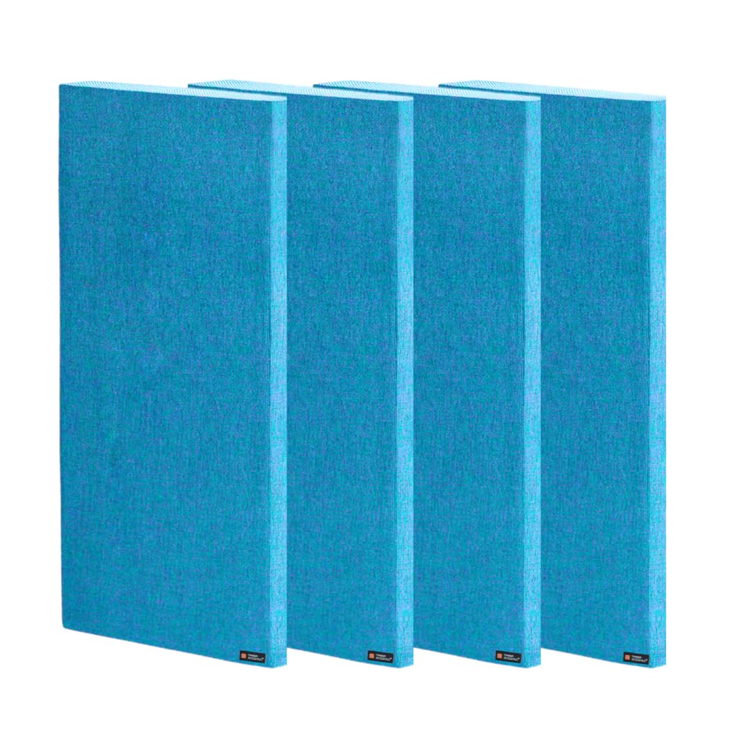 Timber Acoustics | Sound Absorption Panels | Rockwool | Pine-Wood | Room Acoustics & Soundproofing | 2 X 4 X 1 [Set Of 4] Nrc 