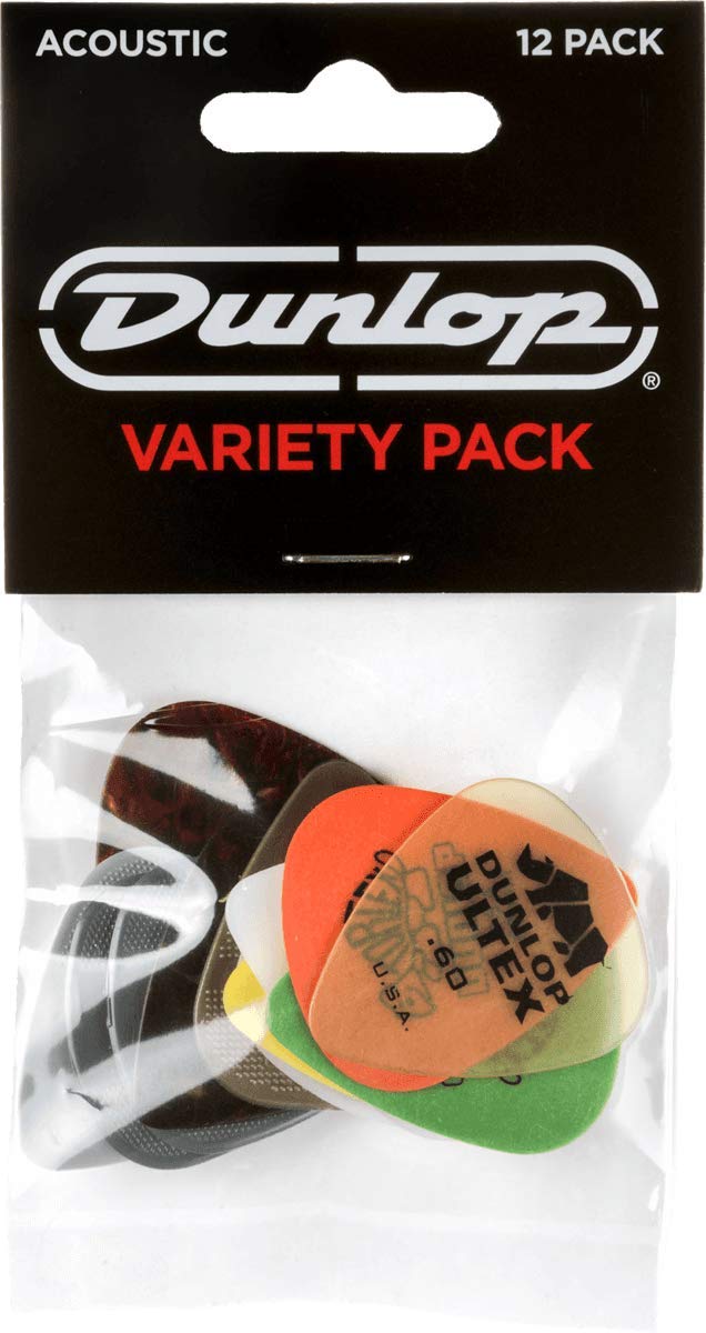 Jim Dunlop Variety Pack Guitar Picks, 12 Pack