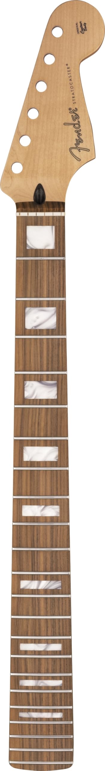 Fender Player Series Stratocaster Neck, Modern C, 22 Medium Jumbo Frets, Pau Ferro Fingerboard, With Block Inlays