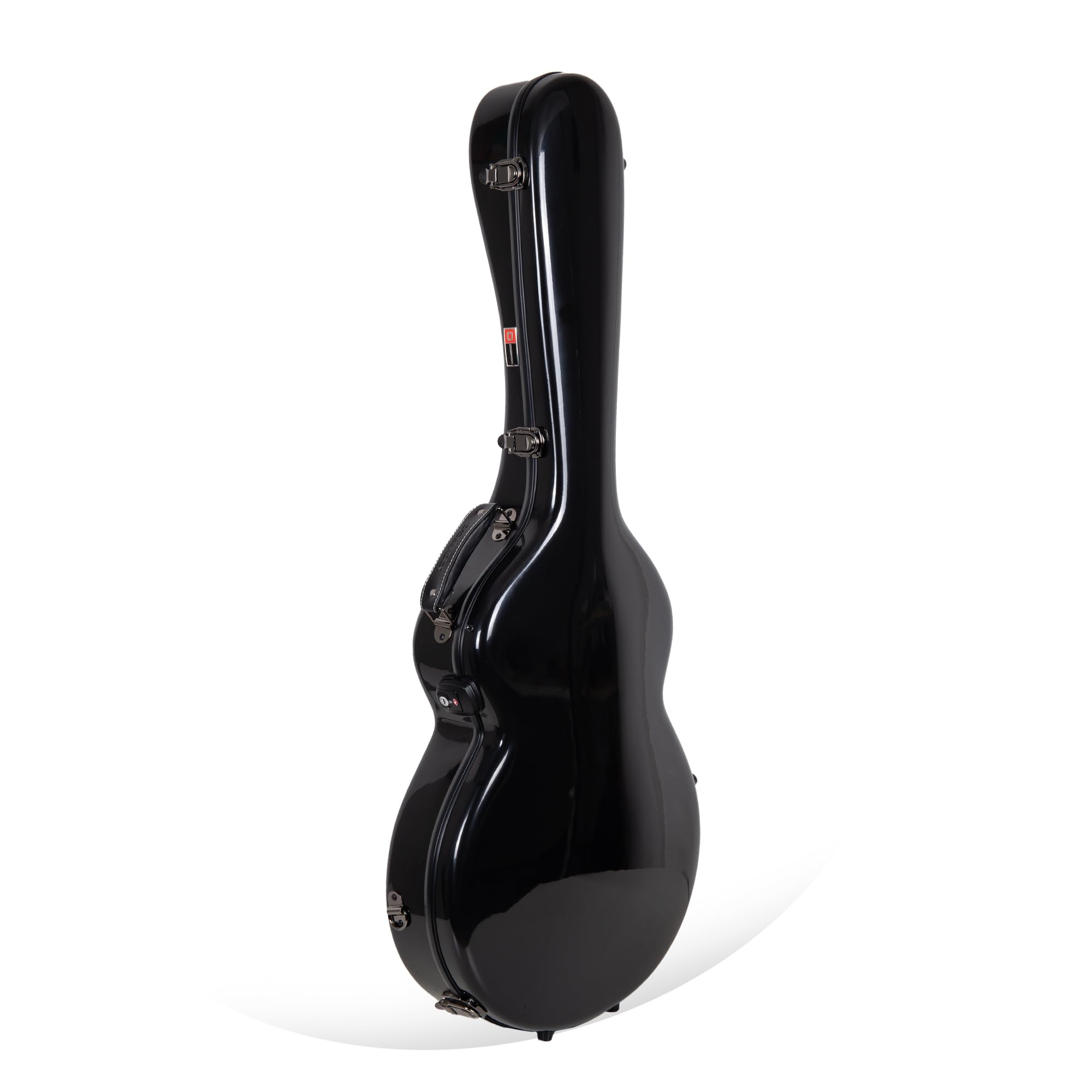 Crossrock Fiberglass Hard Shell with Backpack Black 335 style Guitar Case