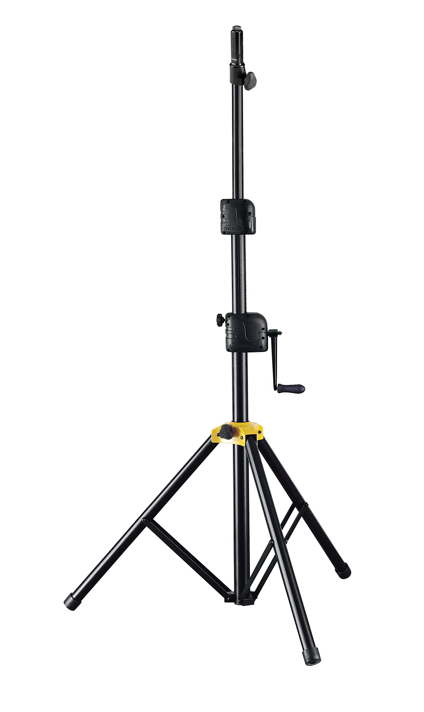 Hercules SS710B Gear Up Speaker Stand W/EZ Adaptor,Black
