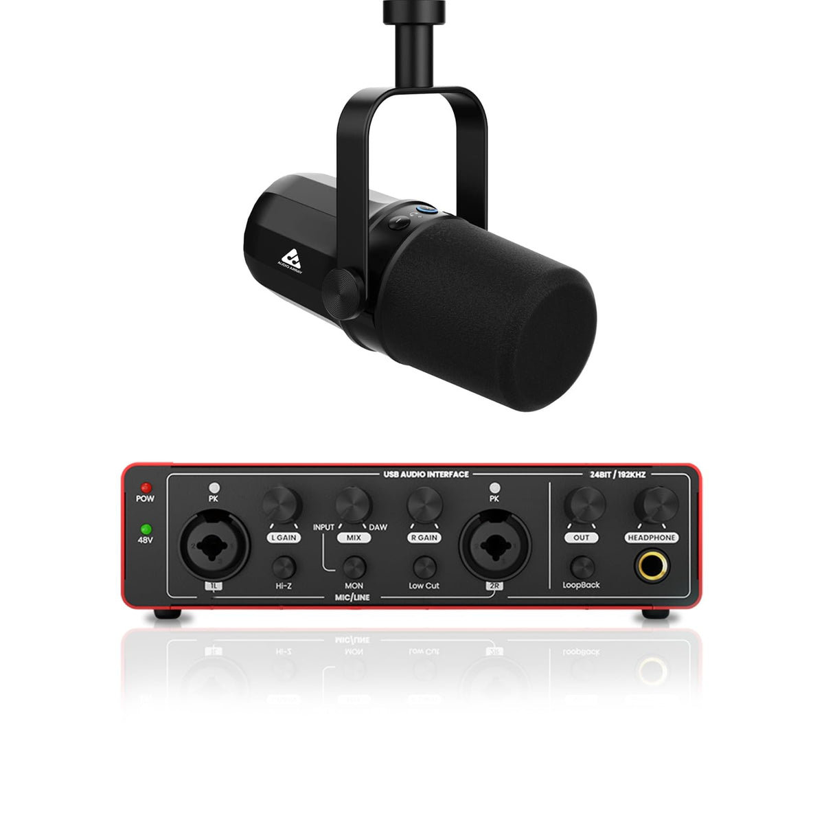 Audio Array Ultimate Podcast Bundle | Dynamic Microphone With Usb/Xlr ...