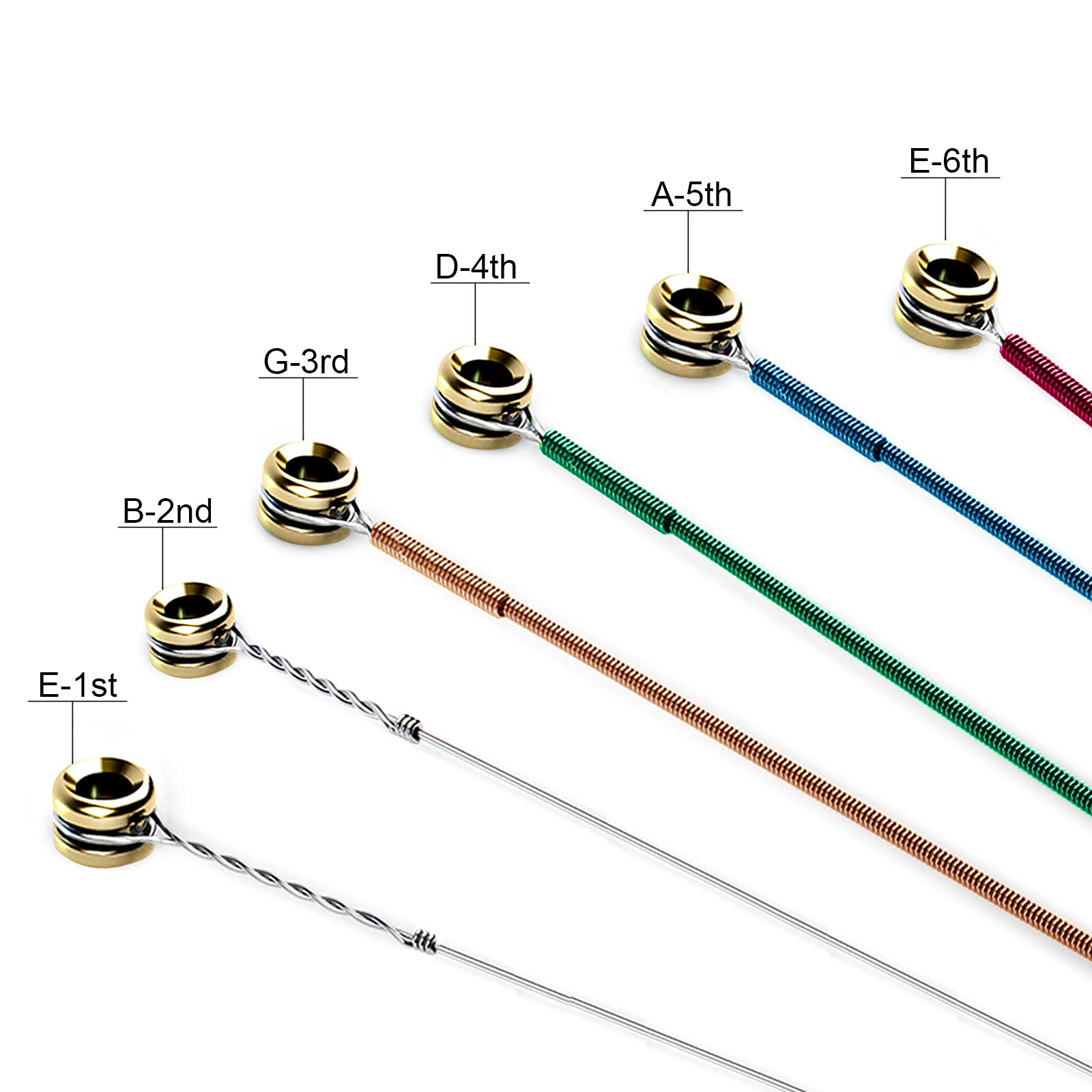Anvin Acoustic Guitar Accessories Kit Guitar Strings Replacement Changing Tool Including Guitar Acoustic Strings, Picks, Capo, S