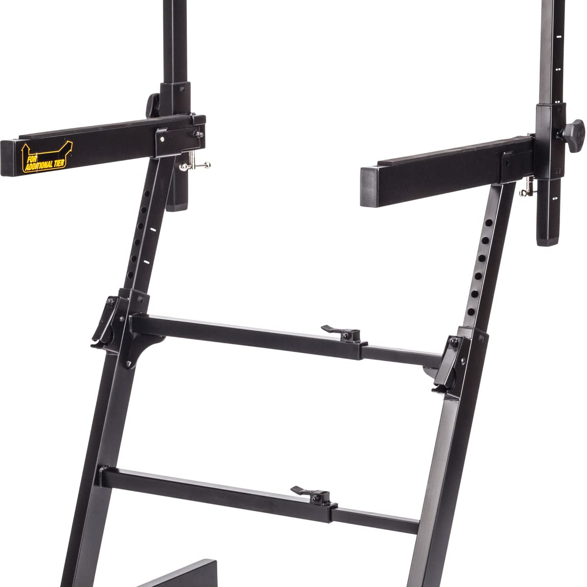Hercules KS410B Auto Lock Double Tier Z KB Stand Black – Emusicmart