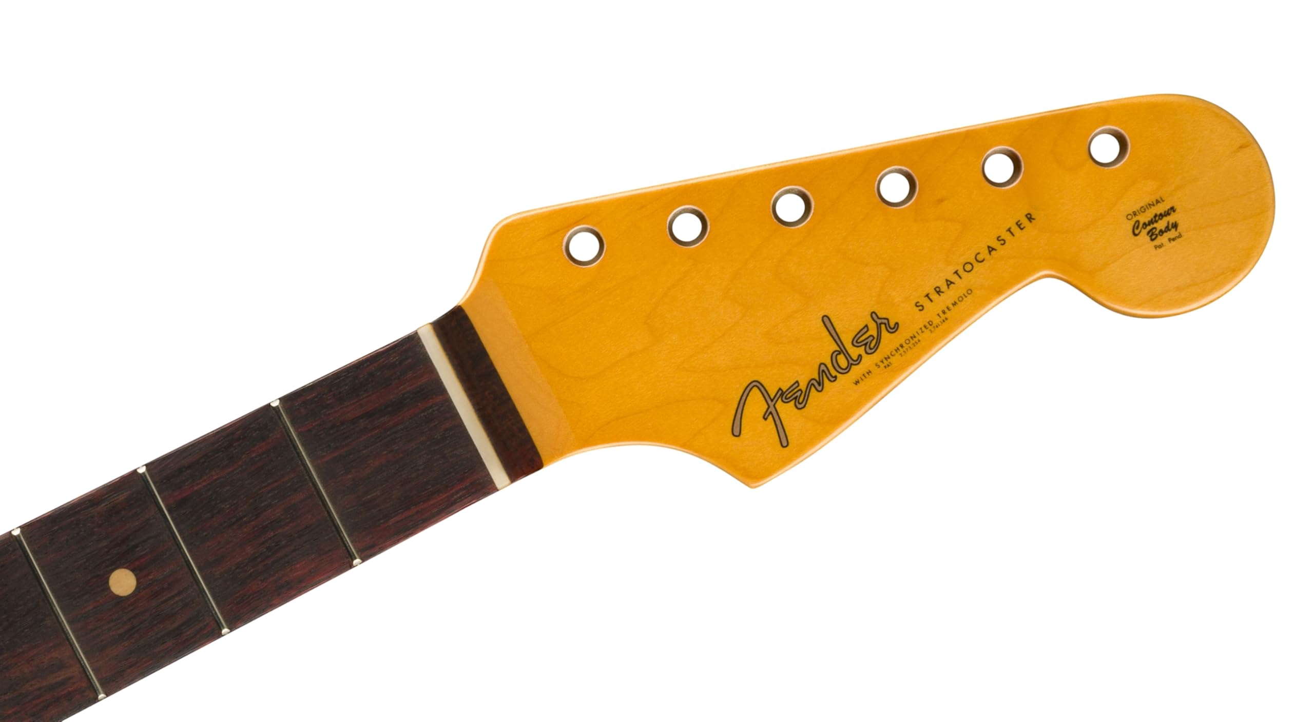 American Vintage II 1961 Stratocaster Neck, 21 Vintage Tall Frets, 7.25'' Radius, Rosewood