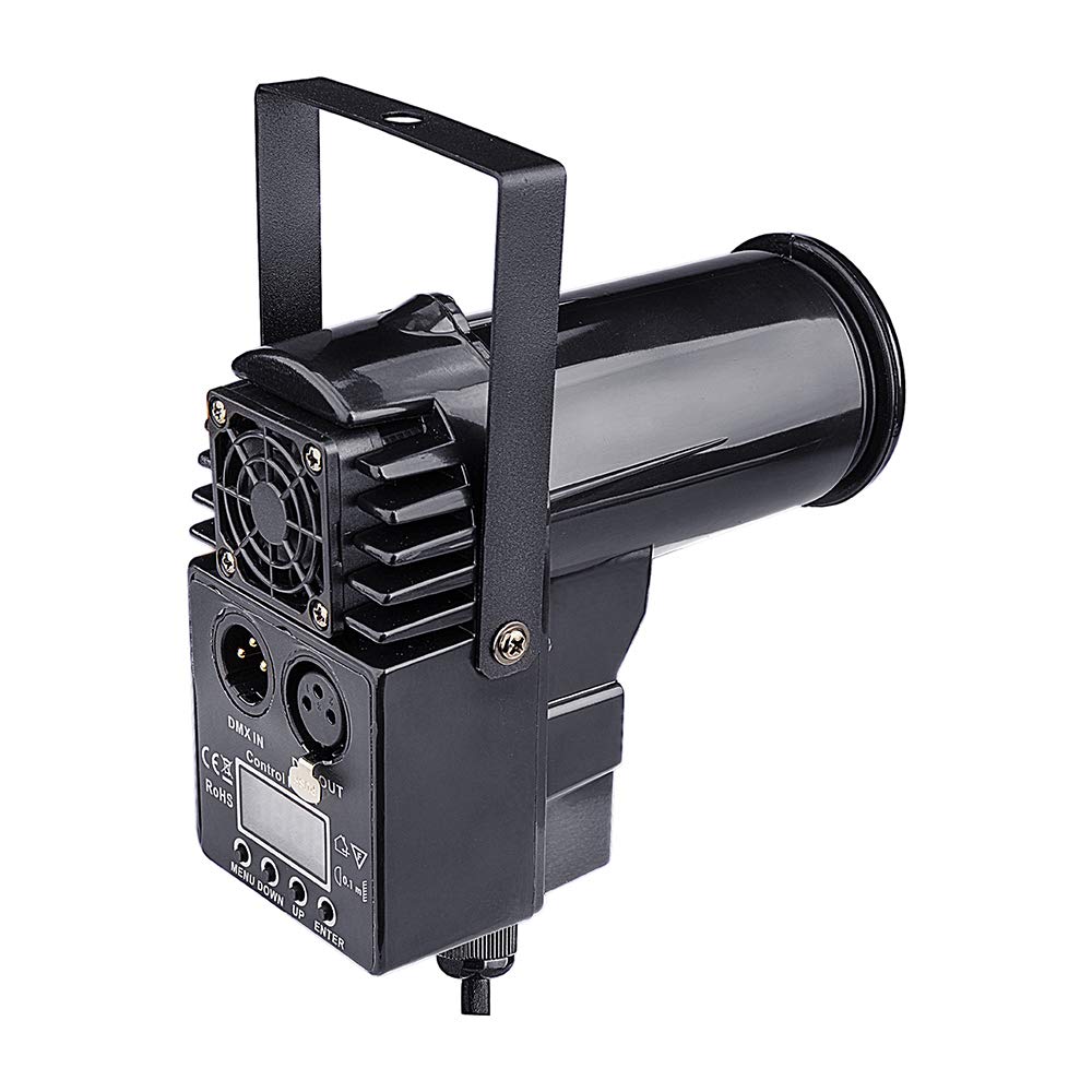 12w RGBW Disco Ball Lights Mirror Ball Light, Pinpoint Spotlight Disco Spot Lights Dj Ball Pinspot Dmx Led Pin Spotlight