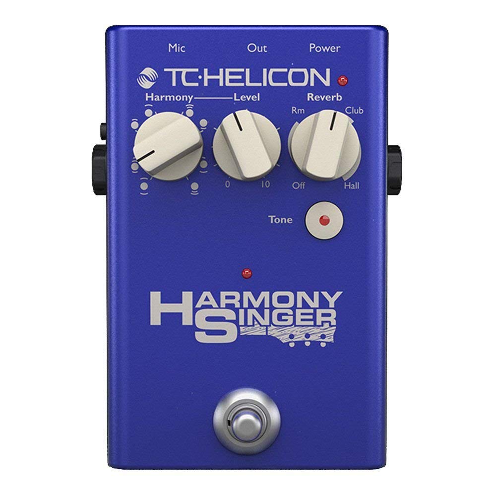 TC Helicon HARMONY SINGER Vocal Effects Stompbox with Guitar-Controlled Harmony, Reverb and Tone
