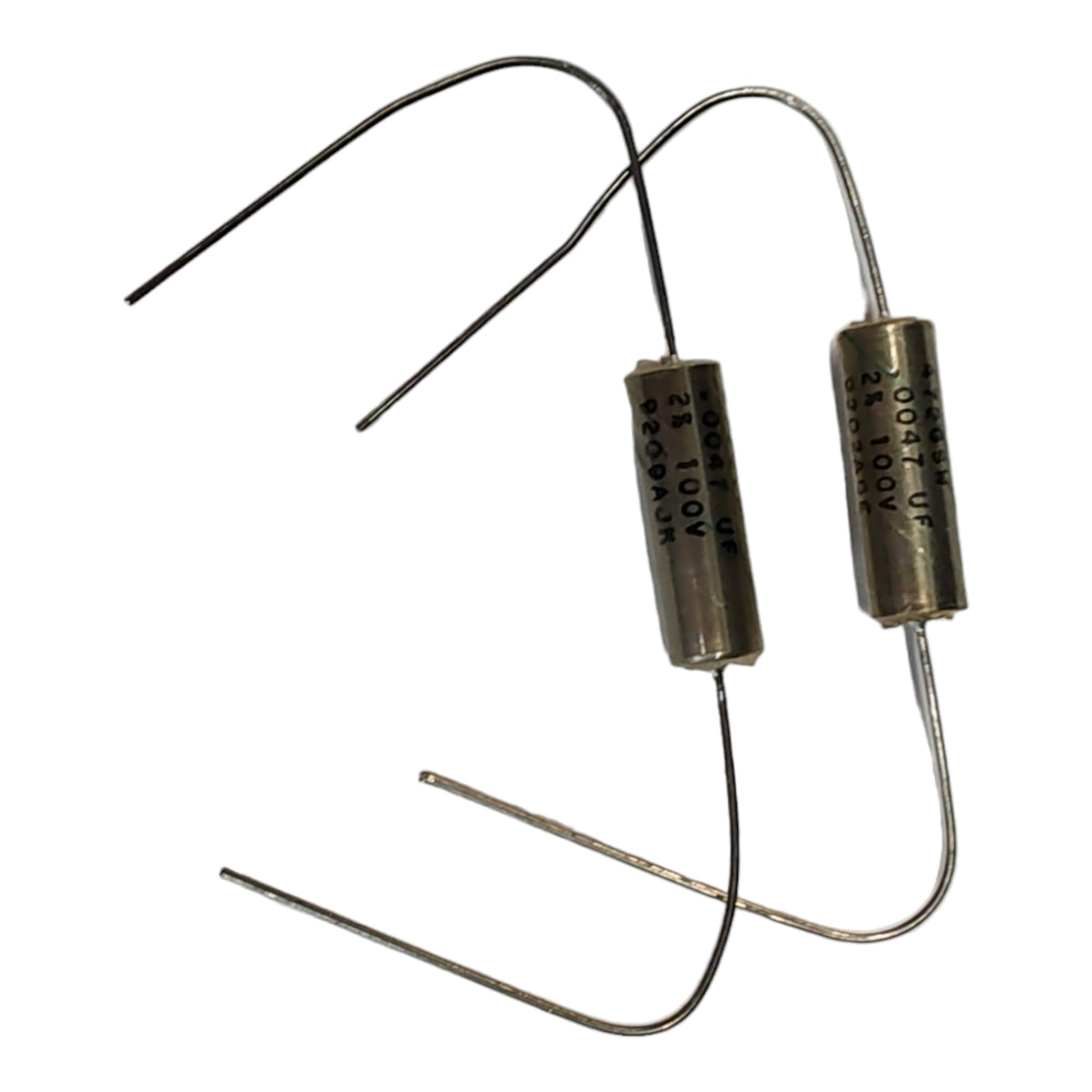 2 X New Old Stock .0047Uf (4700Pf) 100V Crc Paper In Oil Guitar Tone Capacitors For Eldred Mods