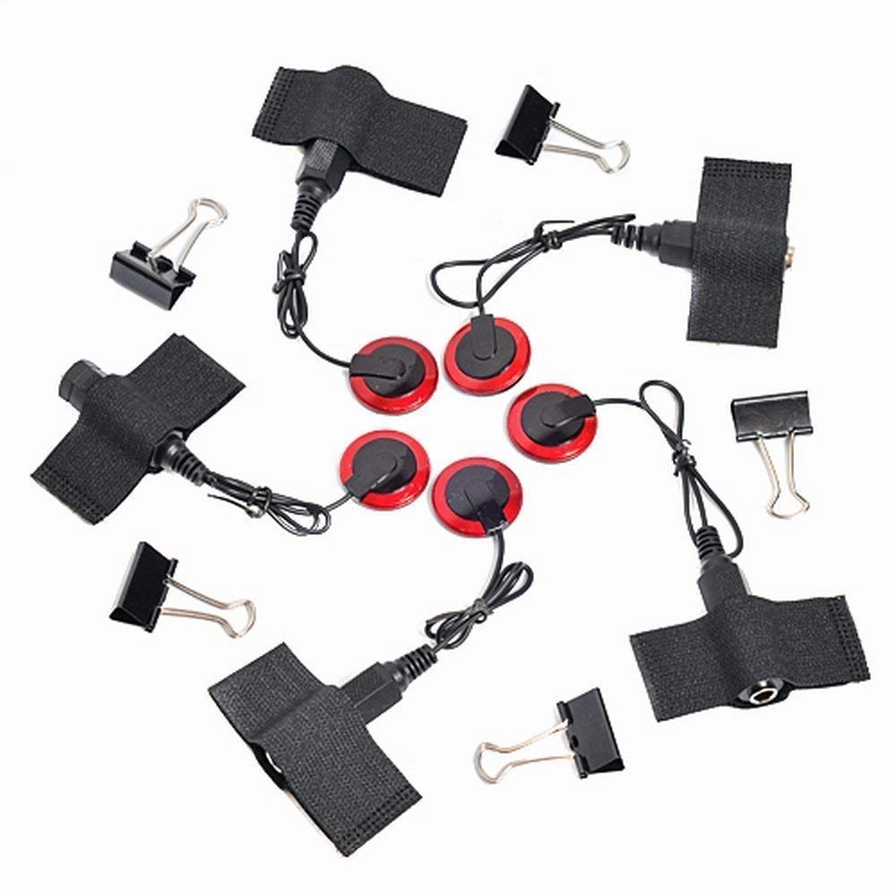 Eoocvt 5Pcs Piezo Contact Microphone Mic. Pickup For Guitar Violin Viola Cello Banjo