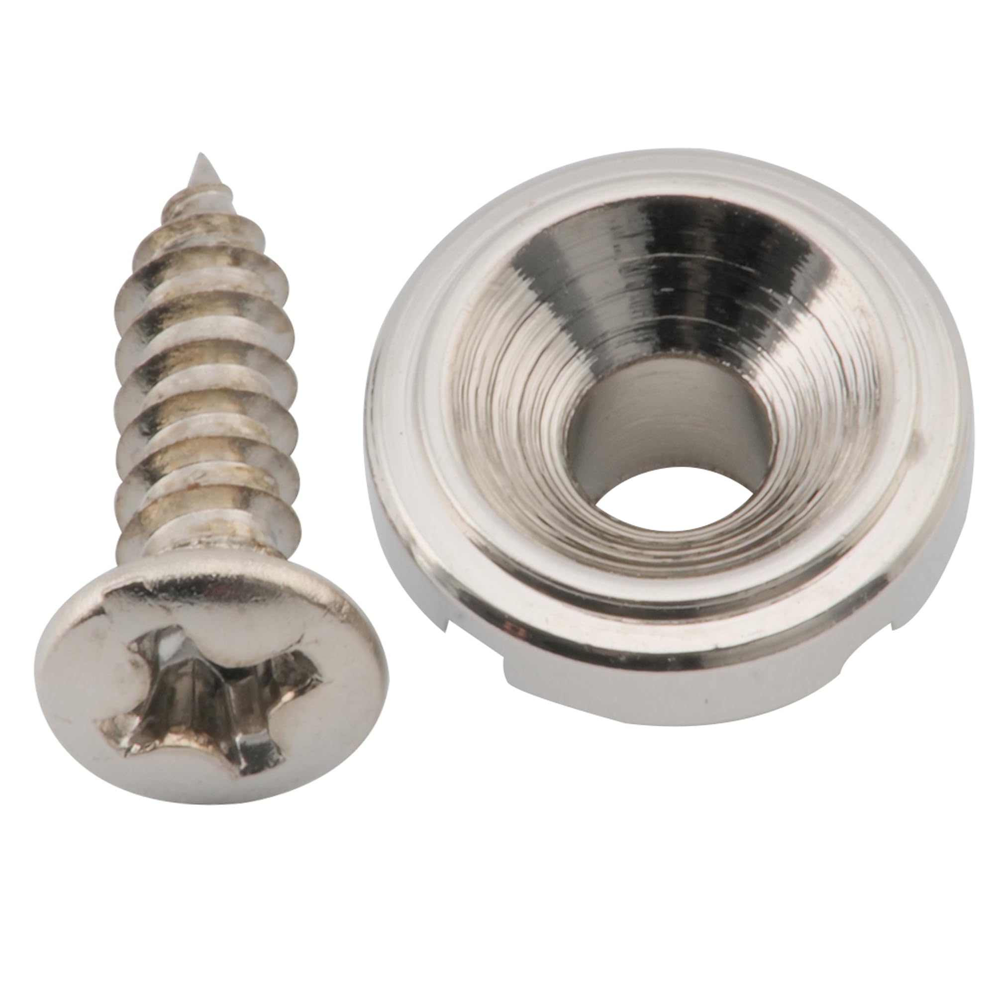 Musiclily Pro Steel Vintage Tele String Guide Guitar String Tree Retainer For Tele Style Electric Guitar, Nickel