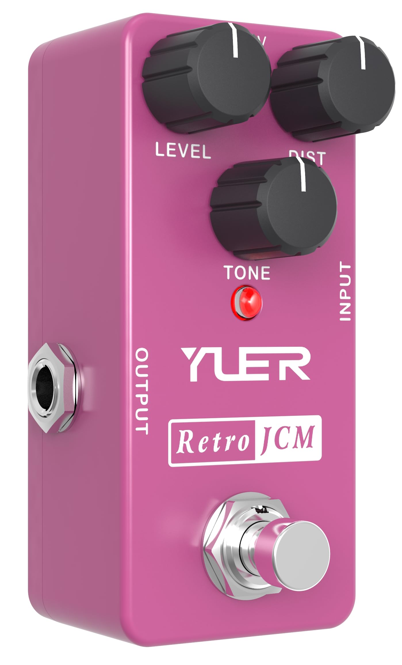 Retro JCM,Guitar Pedal,Electric Guitar Effects Pedal for Guitars and Bass Effect Pedals Mini Single Type DC 9V True Bypass