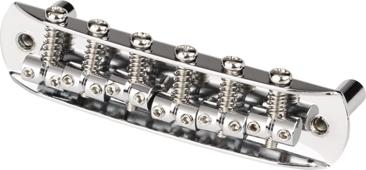 Mustang Fully-Adjustable Guitar Bridge (Japan), Chrome