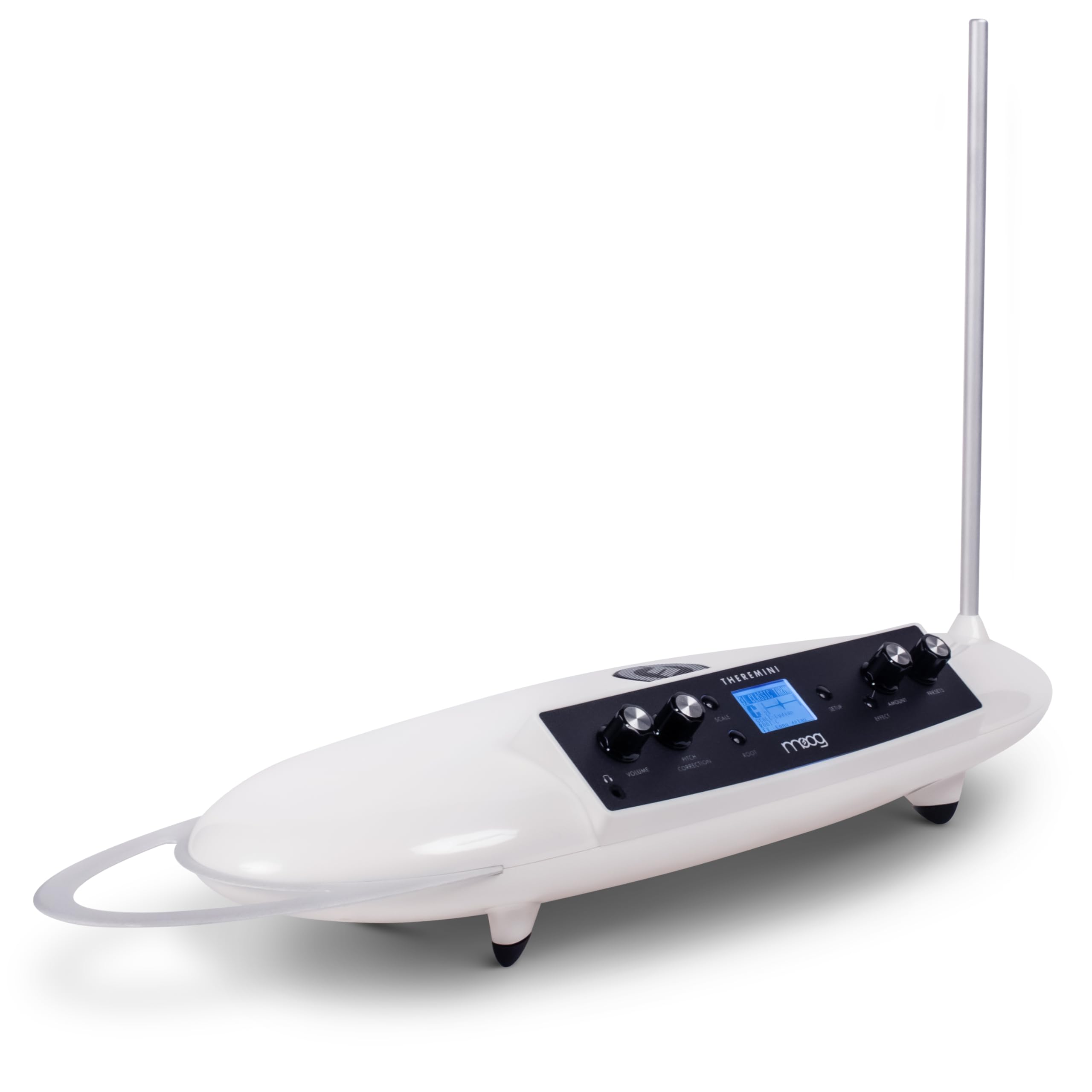 MOOG Theremini - Theremin with Pitch Correction, CV Out, Built-in Tuner and Speaker, Animoog Synthesizer Sound Engine with 32 Pr