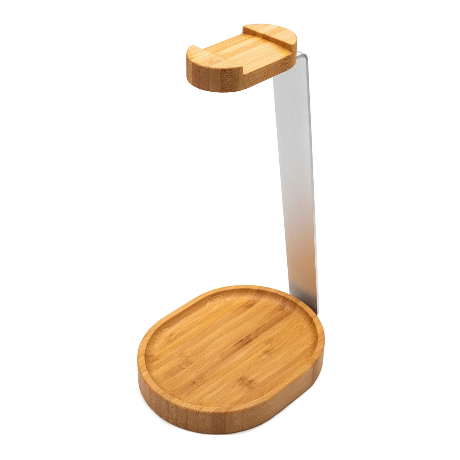 Audio-Technica ATH-M70x Professional Monitor Headphones Bundle with Wooden Headphone Stand (Bamboo Brown) (2 Items)