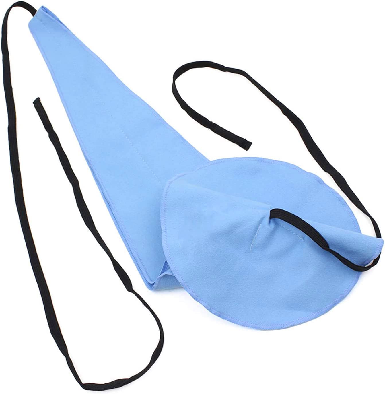 TUOREN Sax Saxophone Cleaning Cloth Saxophone Cleaner Swab for Body Pull Through Tube Inside Clean Microfiber Material Blue