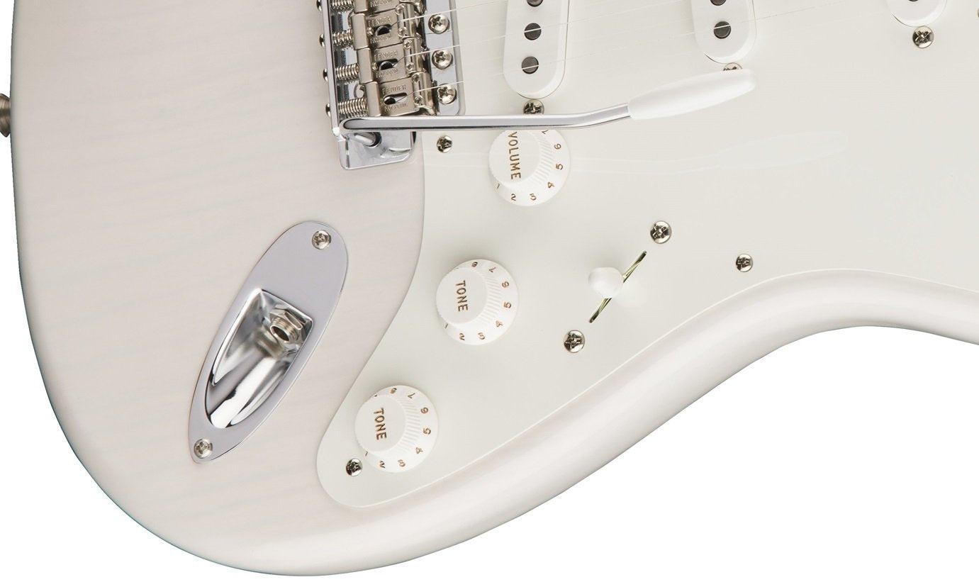 Fender Strat Knobs One Volume, Two Tone, White