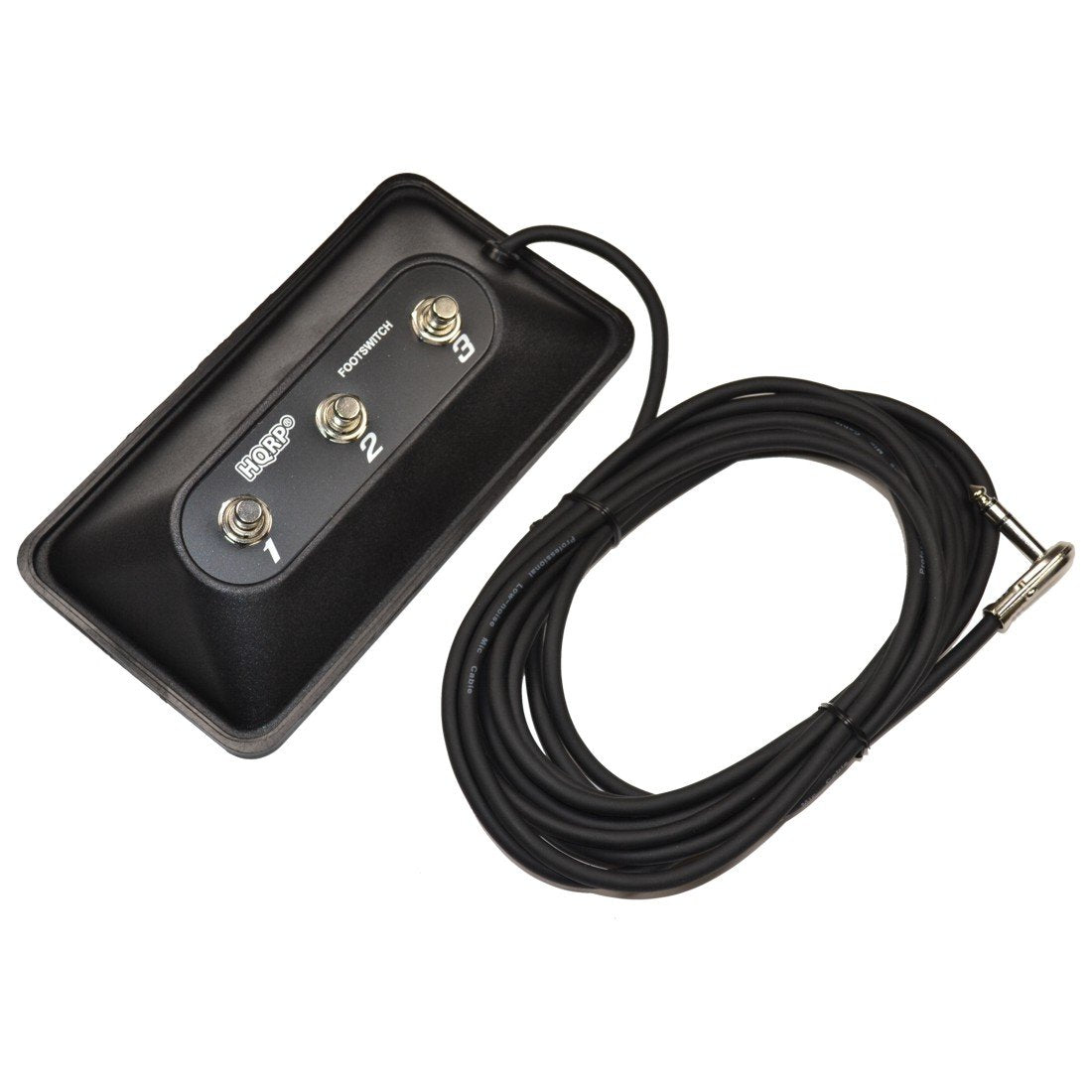 HQRP 3-Button Guitar Amp Footswitch compatible with DigiTech FS3X replacement Jamman Solo XT, RP360, Trio, Whammy DT, Right angl