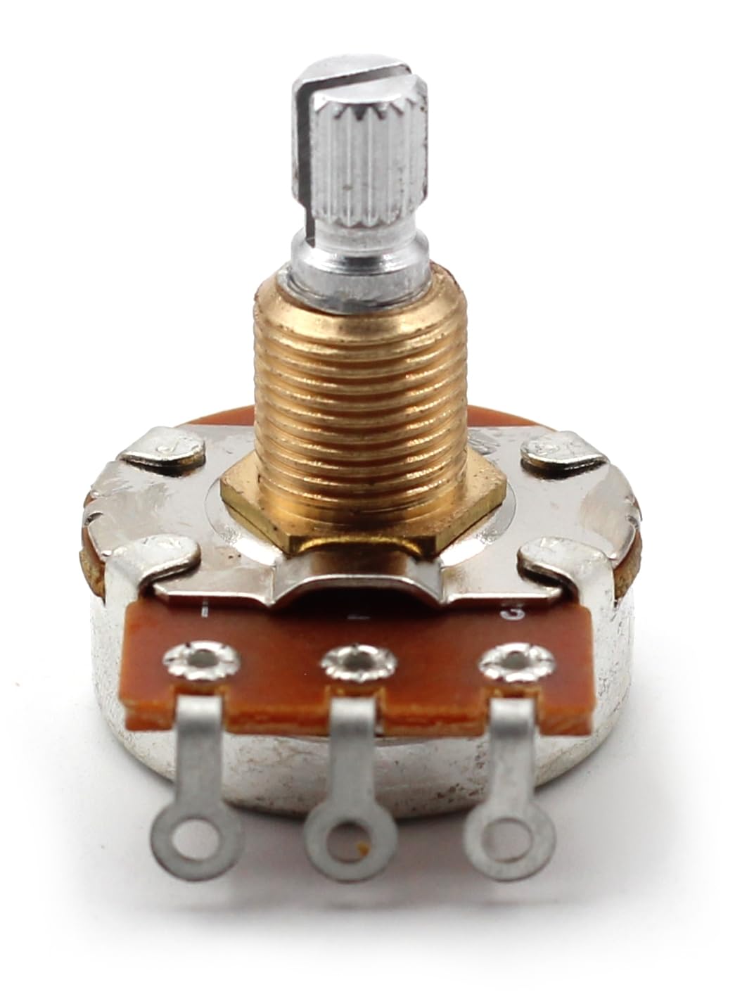Set of Four (4X) Bourns 500K SHORT Split Shaft Audio Taper Low Friction Potentiometers