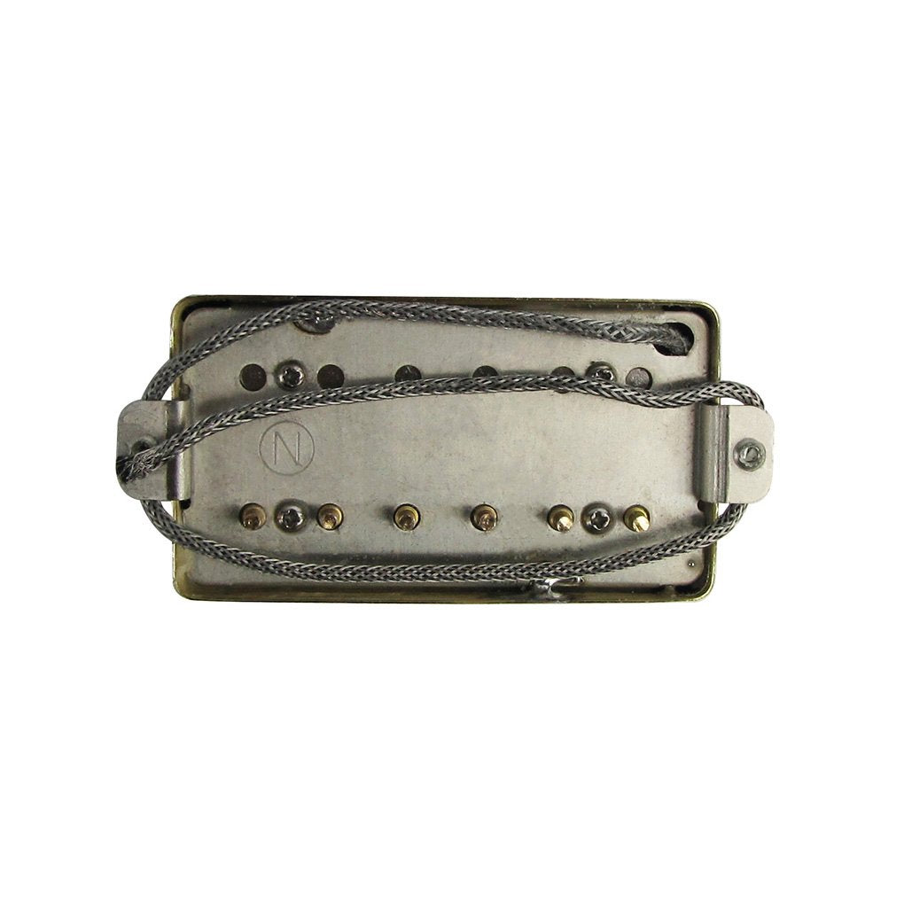 FLEOR Alnico5 Guitar Humbucker Pickup Set Golden Bridge & Neck Pickups Compatible with LP style Guitar Part