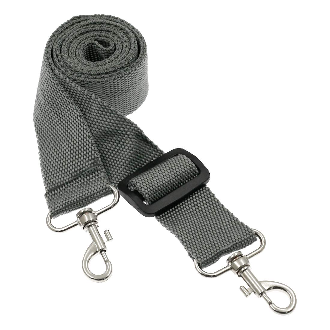 Hordion Snare Drum Sling Strap Belt Adjustable Nylon Shoulder Strap For Marching Band, Grey