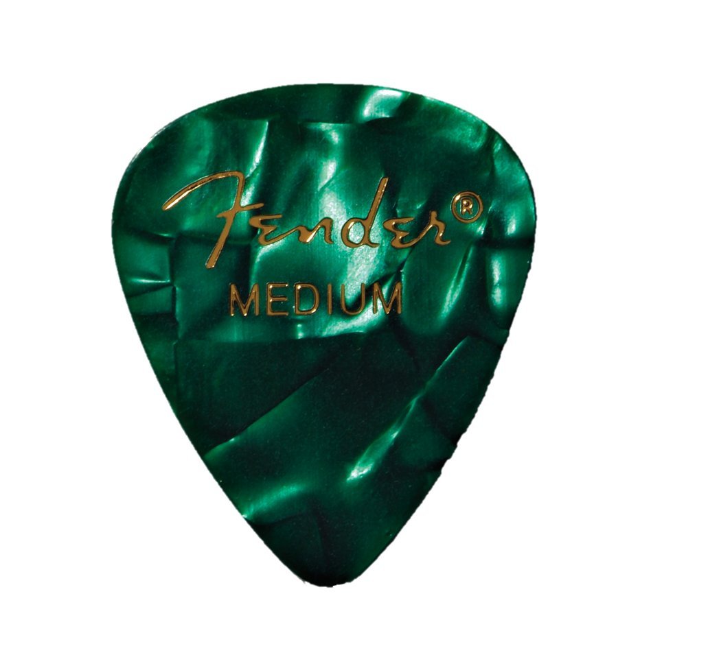 Fender 351 Shape Premium Picks (12 Pack) For Electric Guitar, Acoustic Guitar, Mandolin, And Bass
