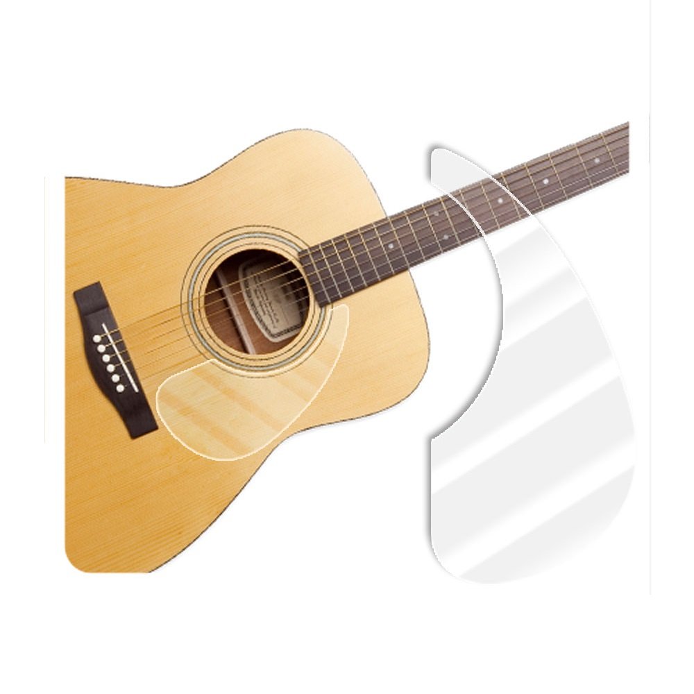 [Healingshield] Premium Acoustic Guitar Pickguard Basic Type Clear Glossy