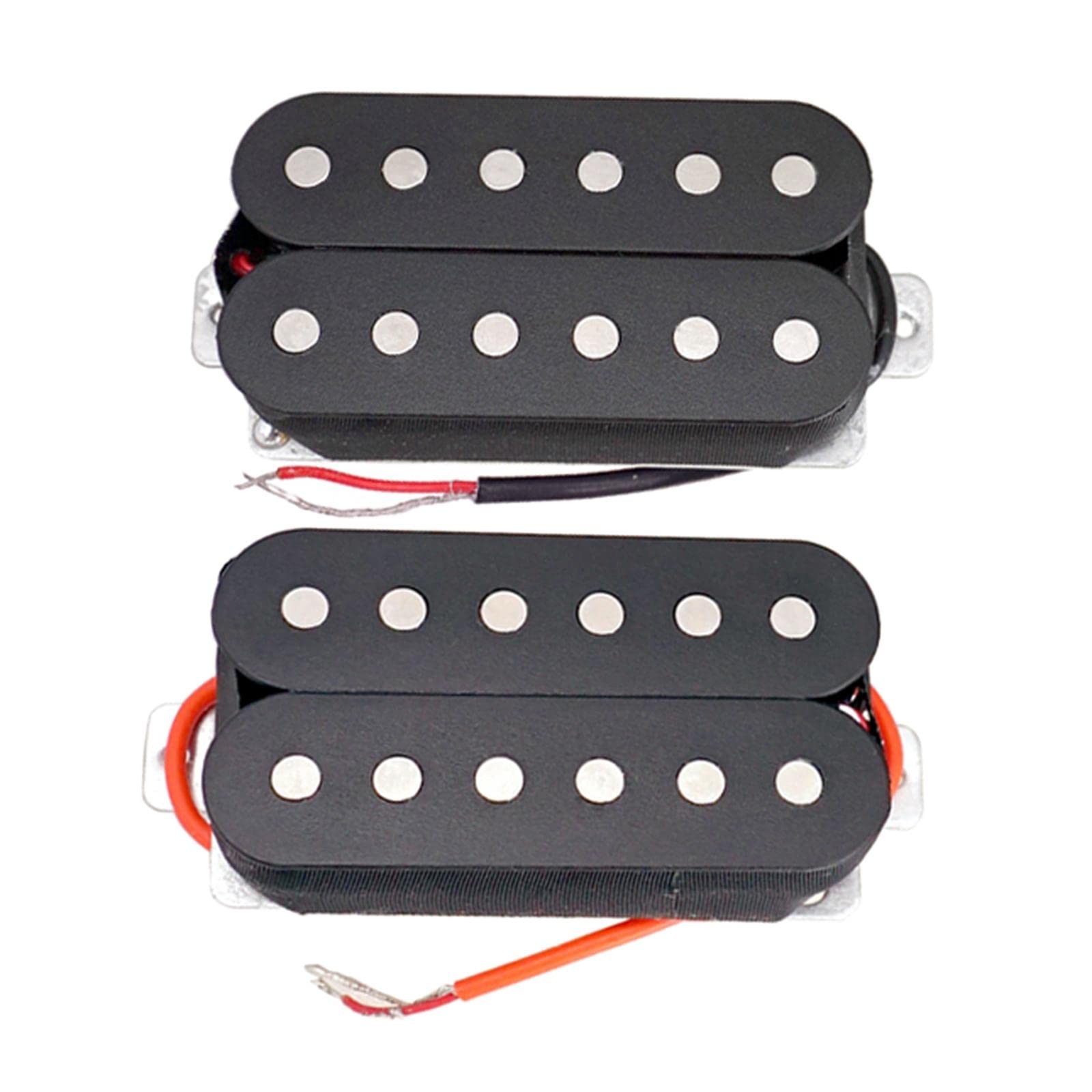 Styleheaven 50/52Mm Guitar Humbucker Pickup Double Coil Bridge/Neck Guitar Part Black