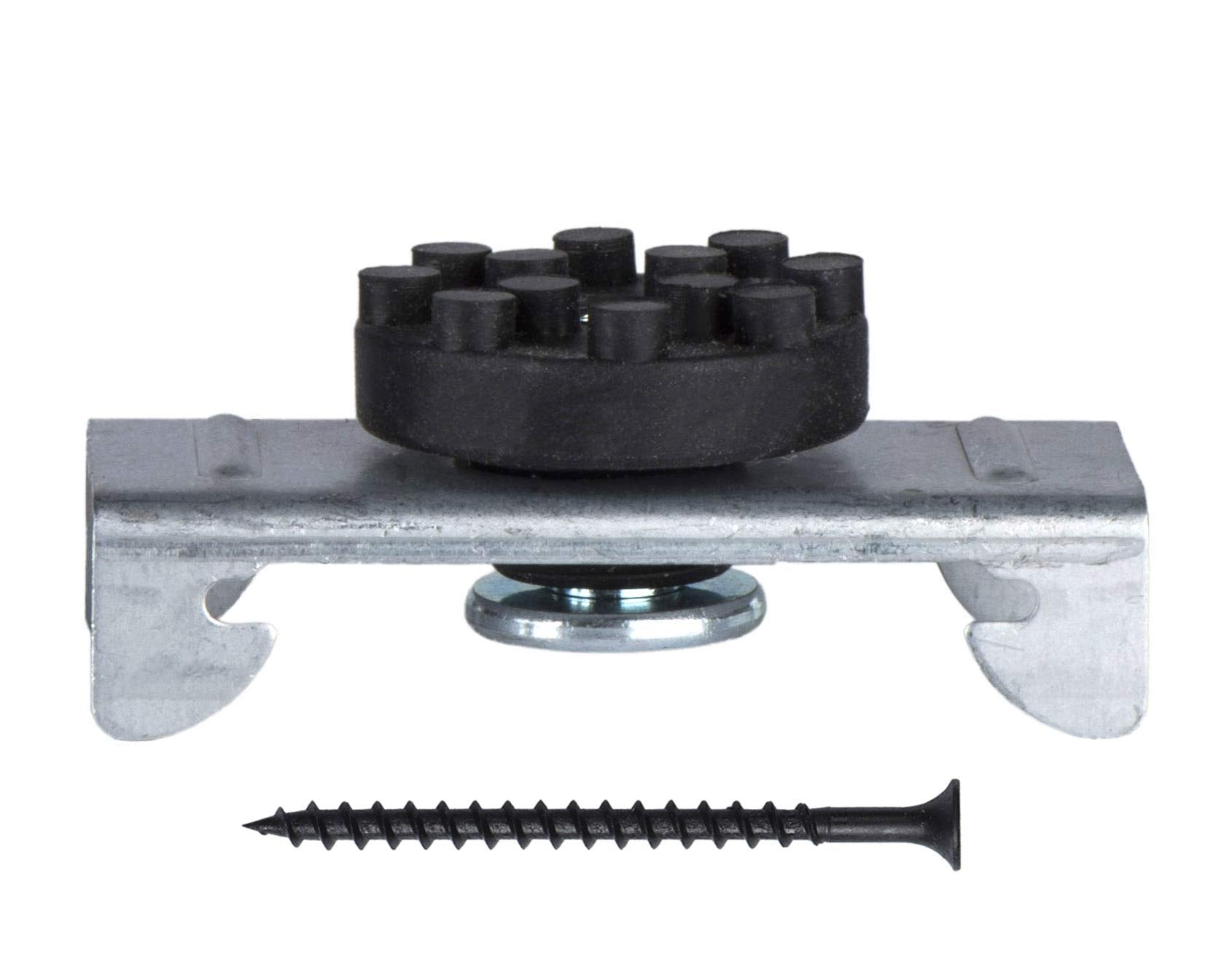 Genuine Rsic-1 Resilient Sound Clip With Mounting Screws For Resilient Channel Soundproofing (50 Pack)