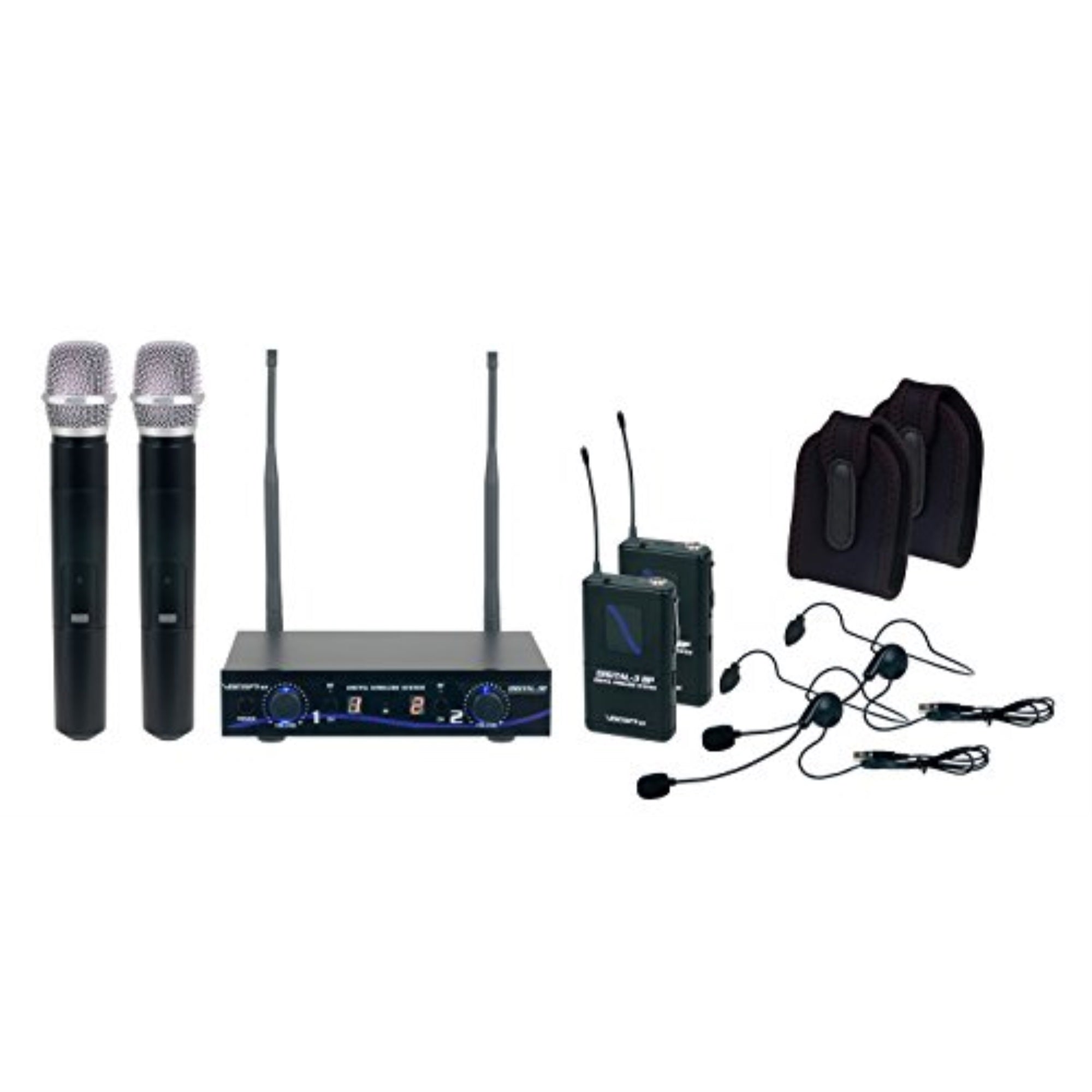 Dual Channel Digital Wireless Handheld/Headset/Instrument System