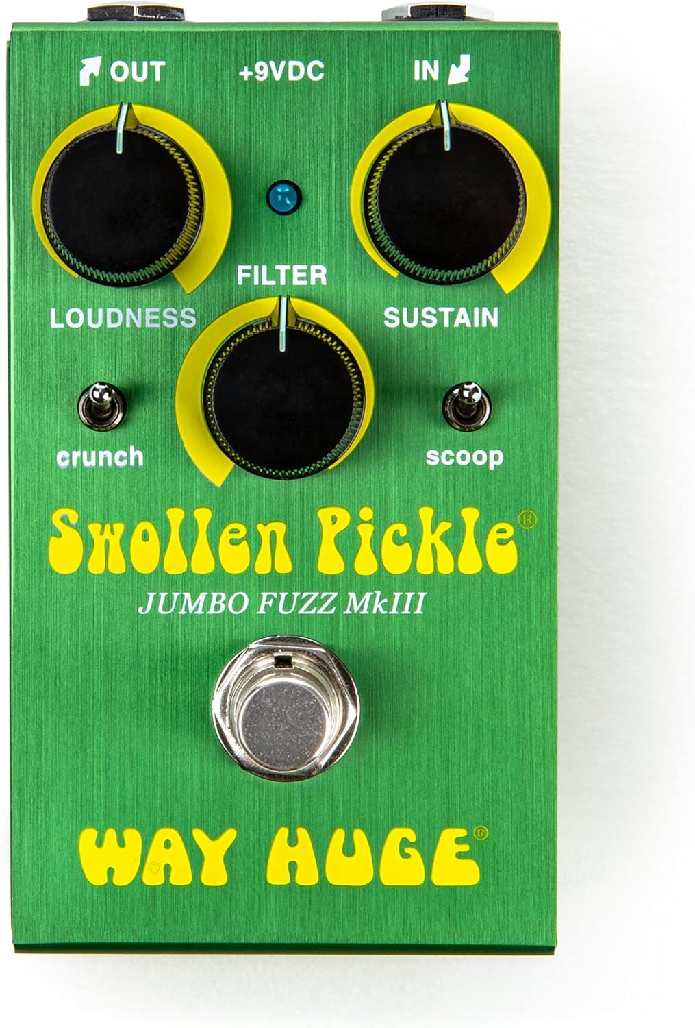 Way Huge WM41 Swollen Pickle Smalls Bundle with 2 MXR Patch Cables and Power Supply
