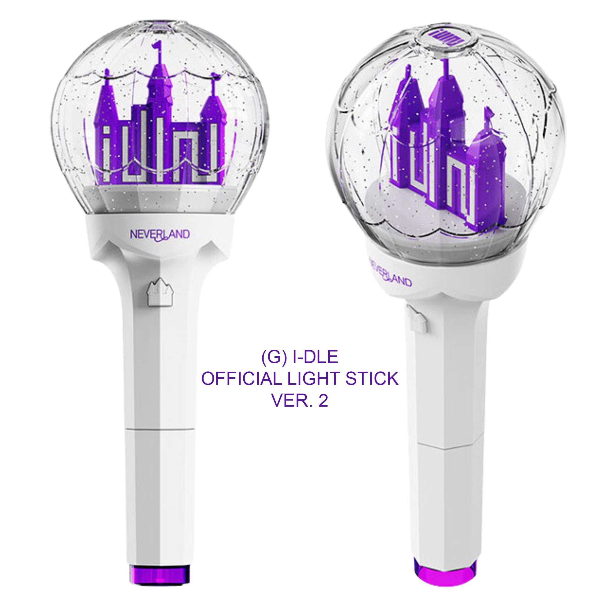 (G) I-DLE Official Lightstick Ver.2 + Seller's Photocards Set - Exclusive K-Pop Merchandise