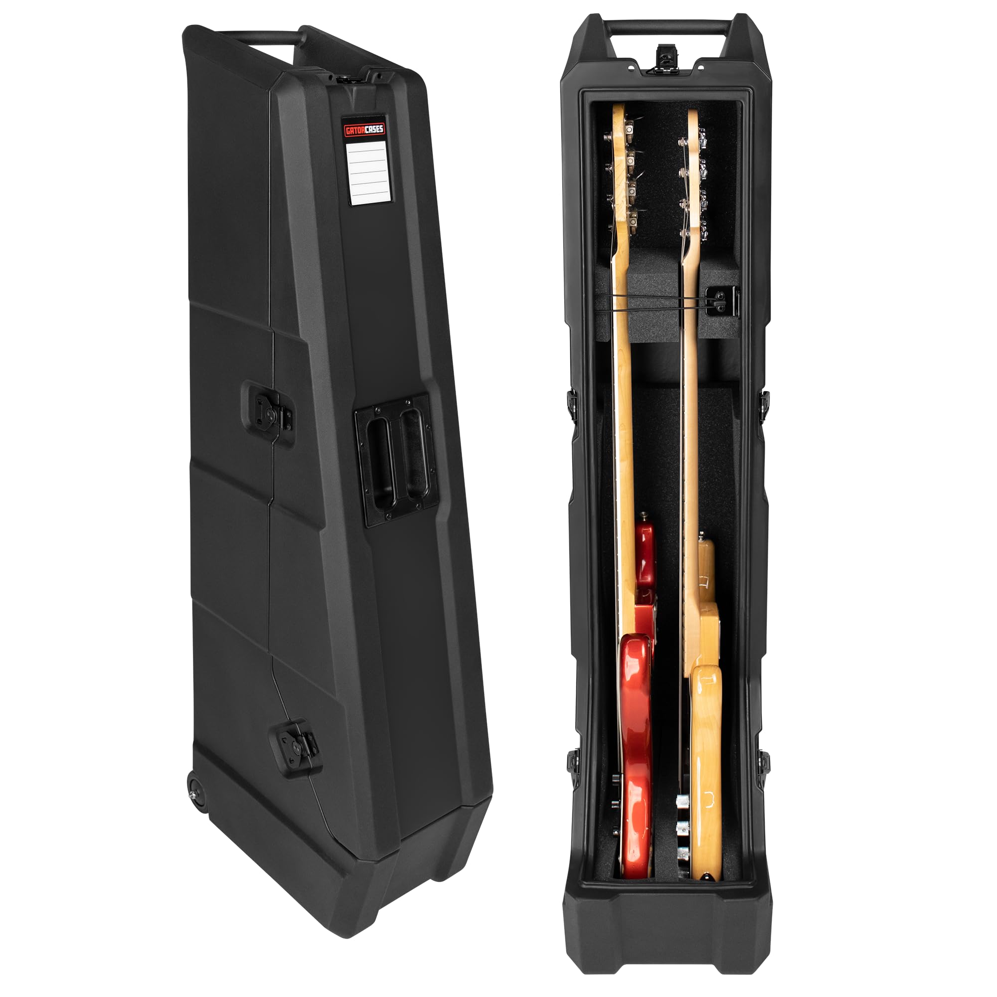 Gator Cases Mini Vault Rack for Two (2) Electric Bass Guitars, (GTR-MINIVAULT-B2)