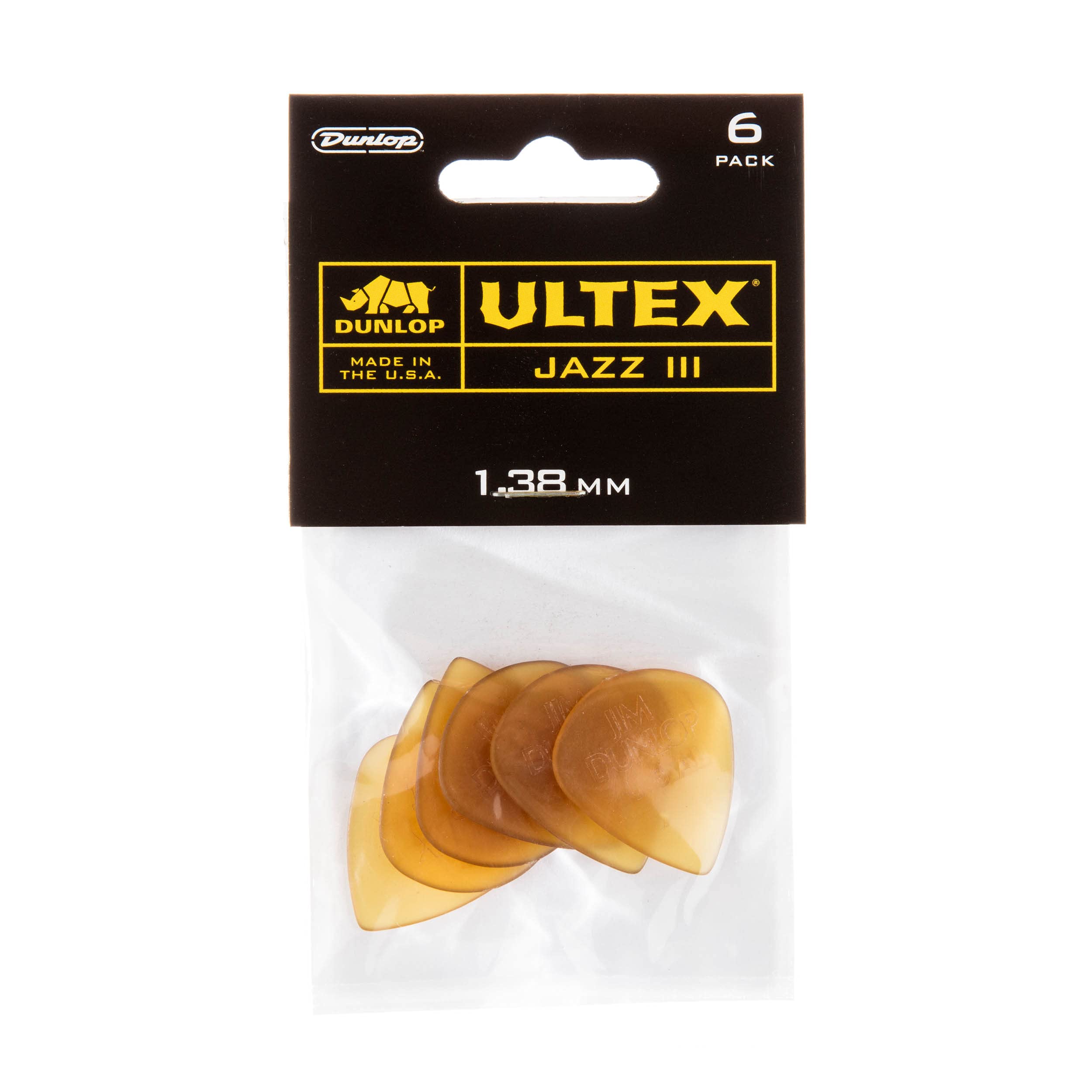 Dunlop Ultex Jazz III, 1.38mm, 6/Player's Pack