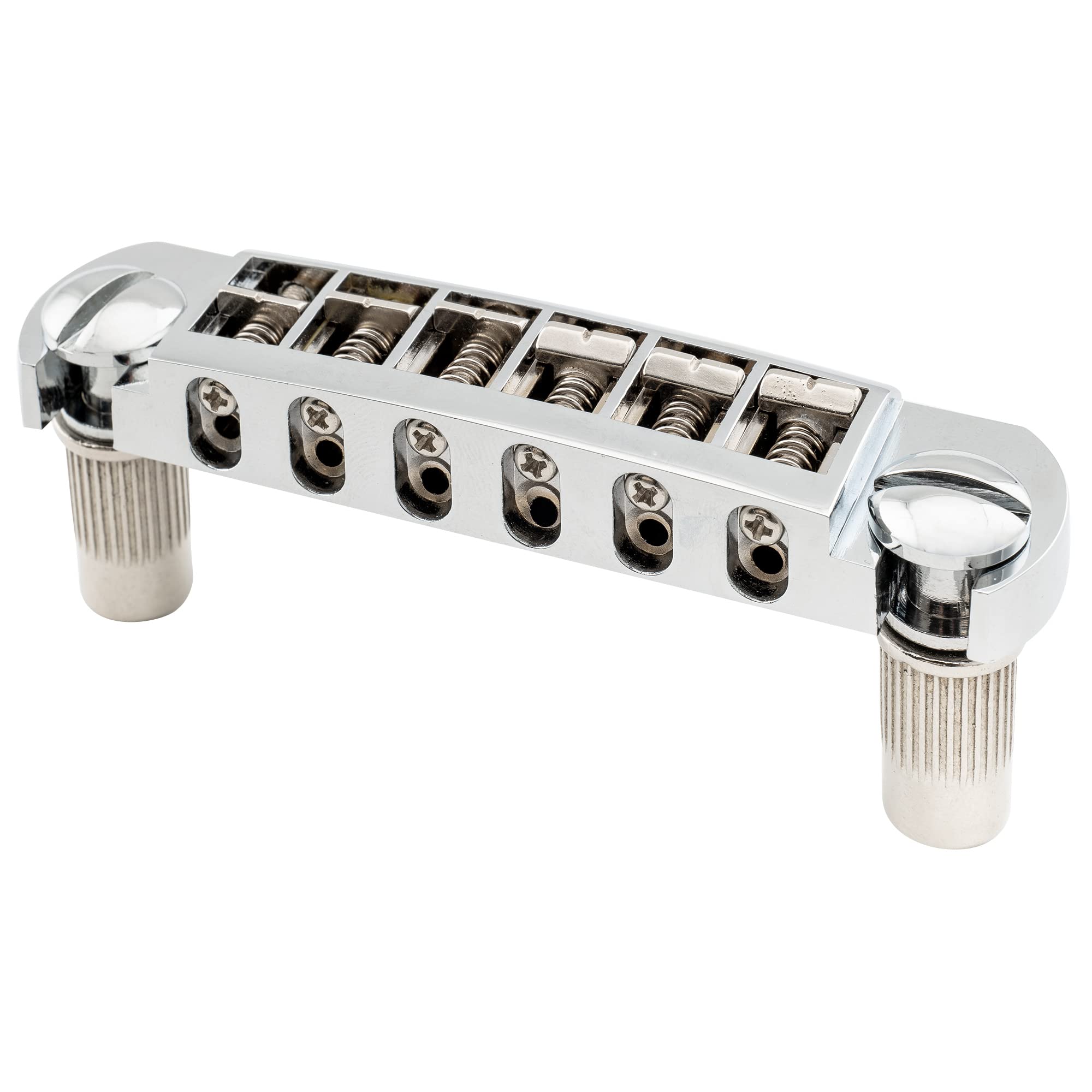 Musiclily Pro 52.5mm (2-1/16 inch) Pigtail Style Tune-O-Matic Adjustable Wraparound Bridge Tailpiece for Epiphone Les Paul SG St