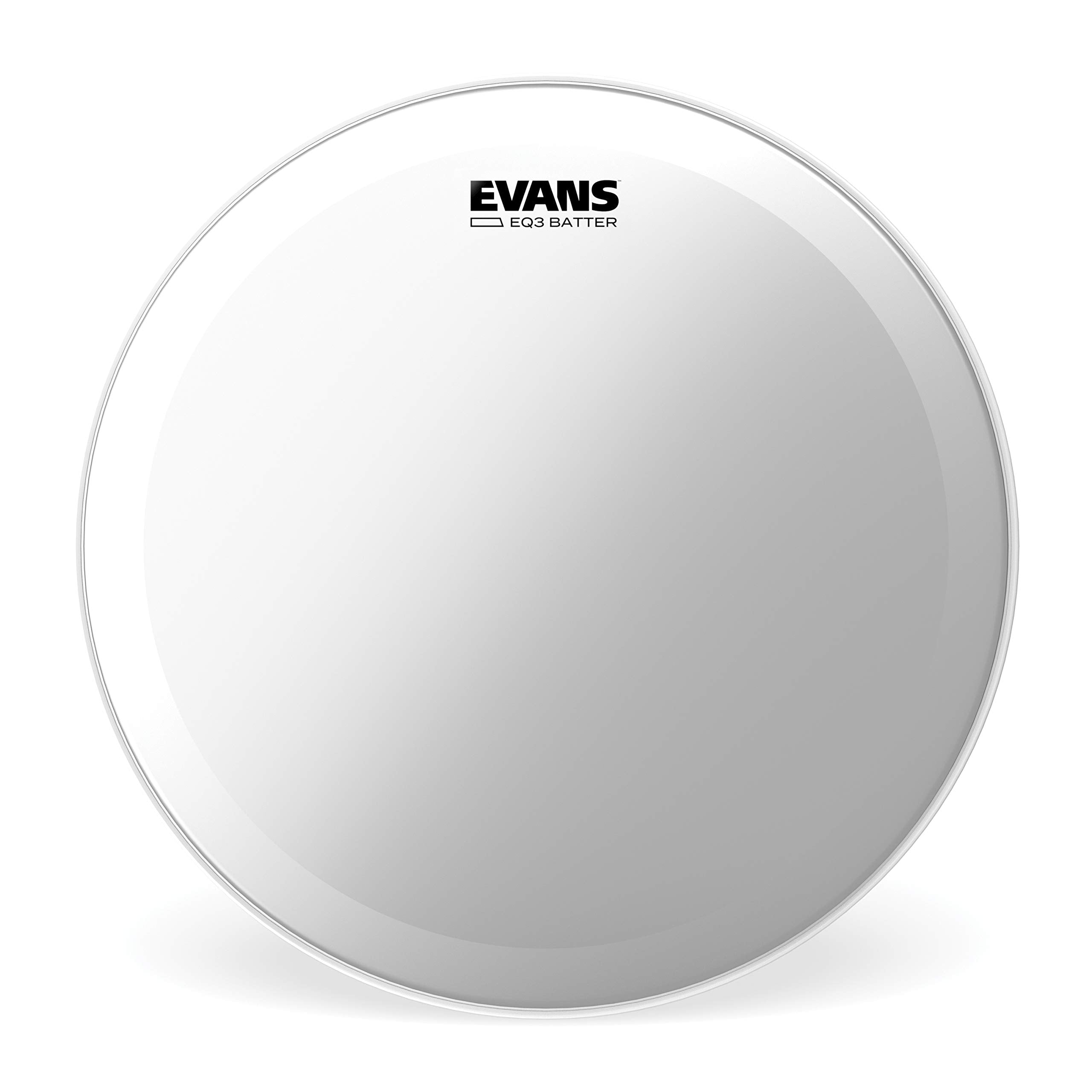 Evans EQ3 Clear Bass Drum Head, 24 Inch