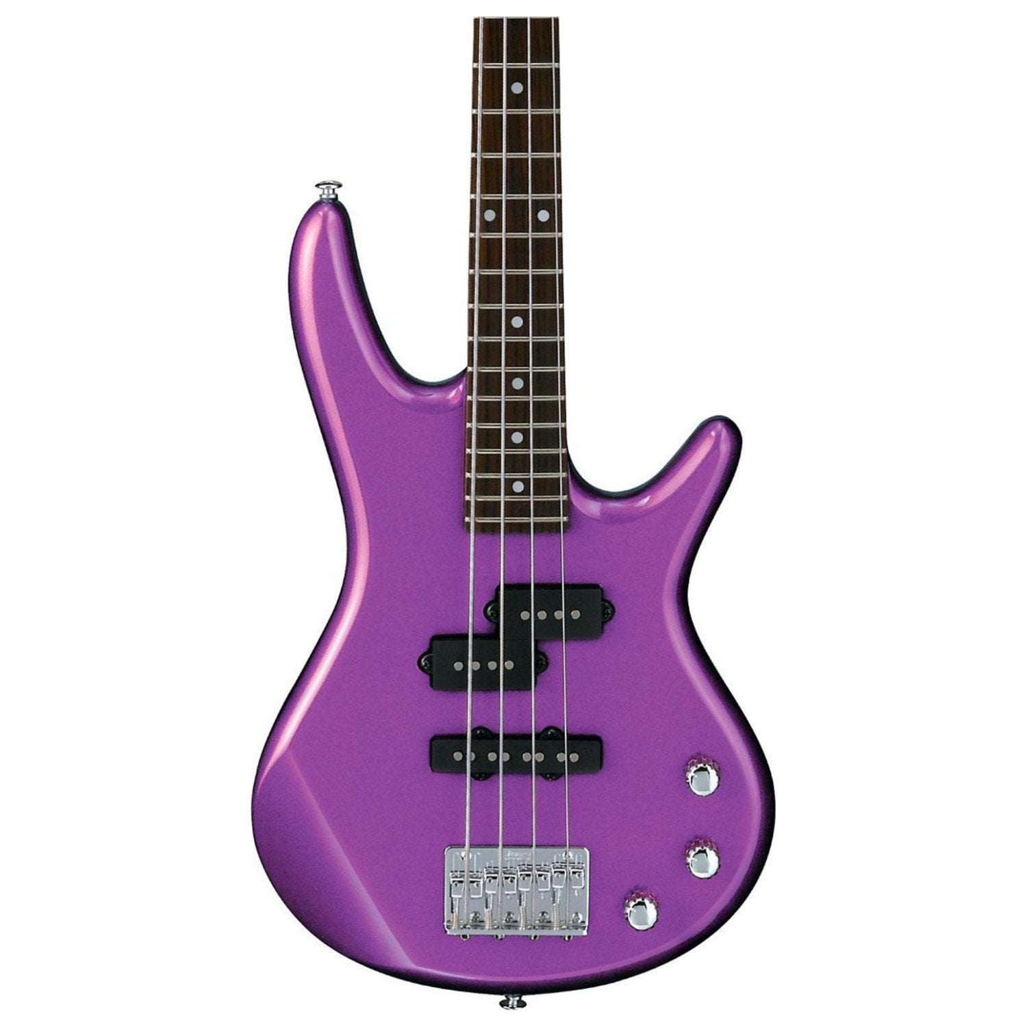 Ibanez GSRM20 MPL Metallic Purple Mikro Compact 4-String Electric Bass Guitar