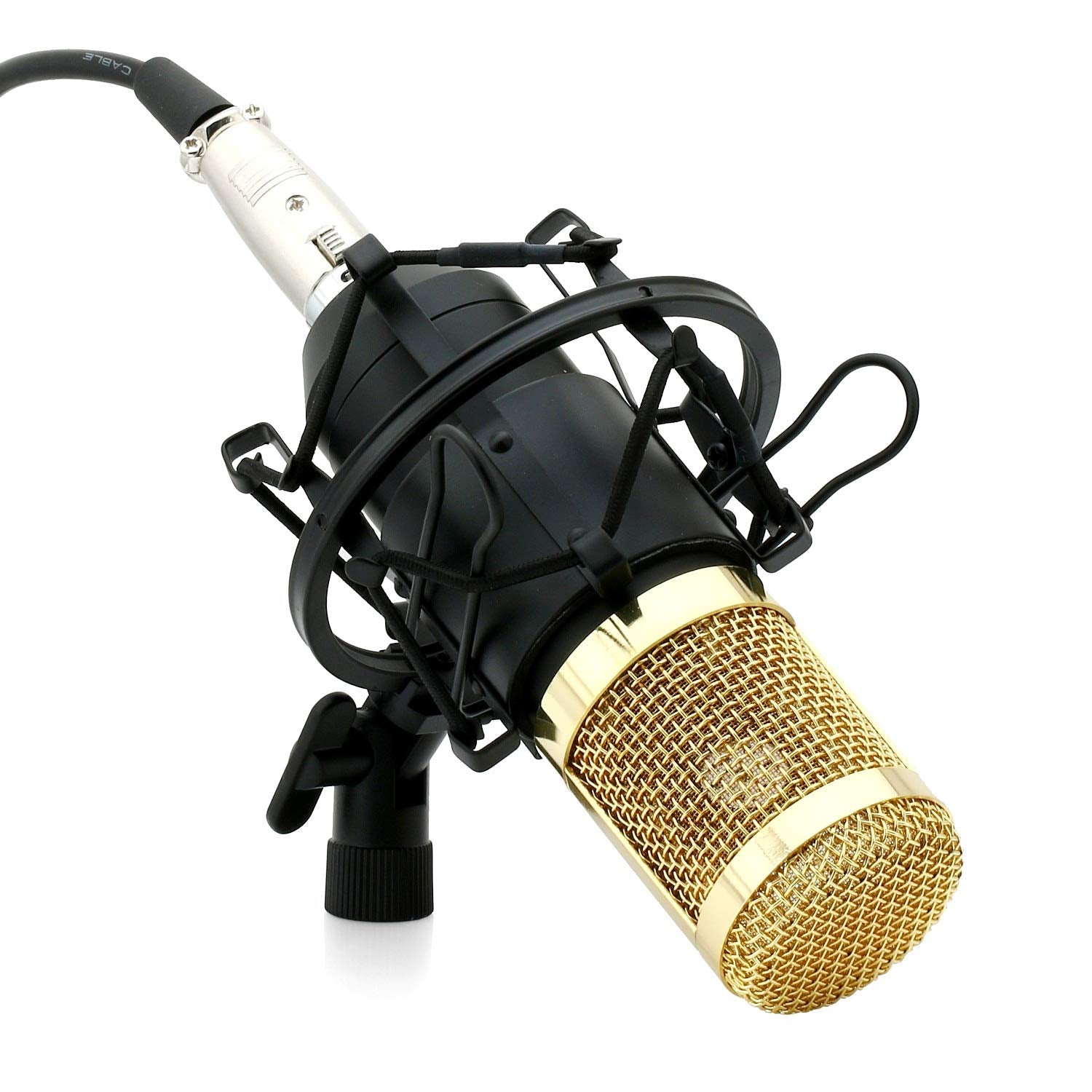 Powerpak Bm 800 Black Professional Condenser Microphone Mic Sound Studio Recording Dynamic (Requires Phantom Power) - Xlr